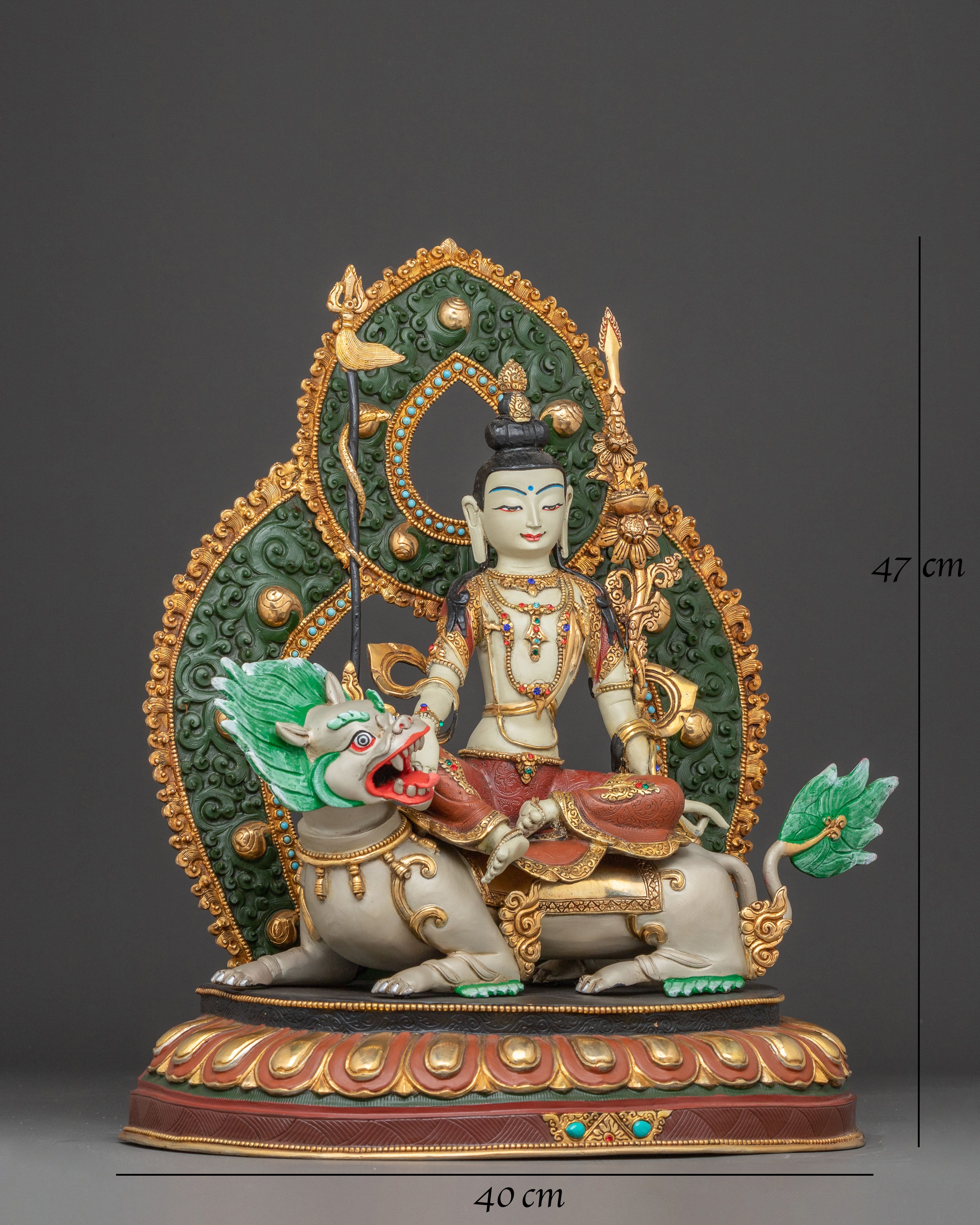 Spiritual Statue of Simhanada Manjushri 