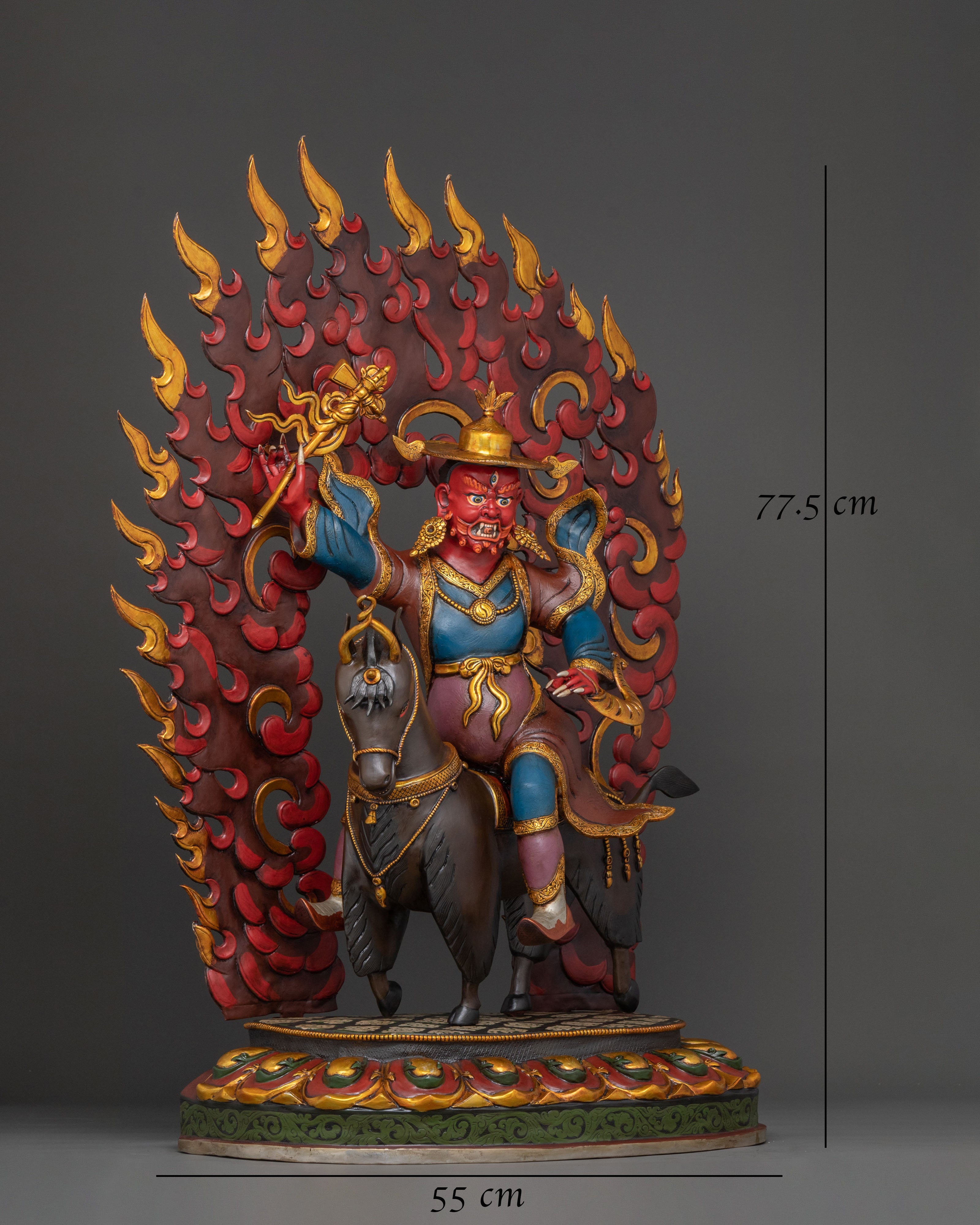 Damchen Garwai Nagpo: Tibetan Wrathful Protector Deity