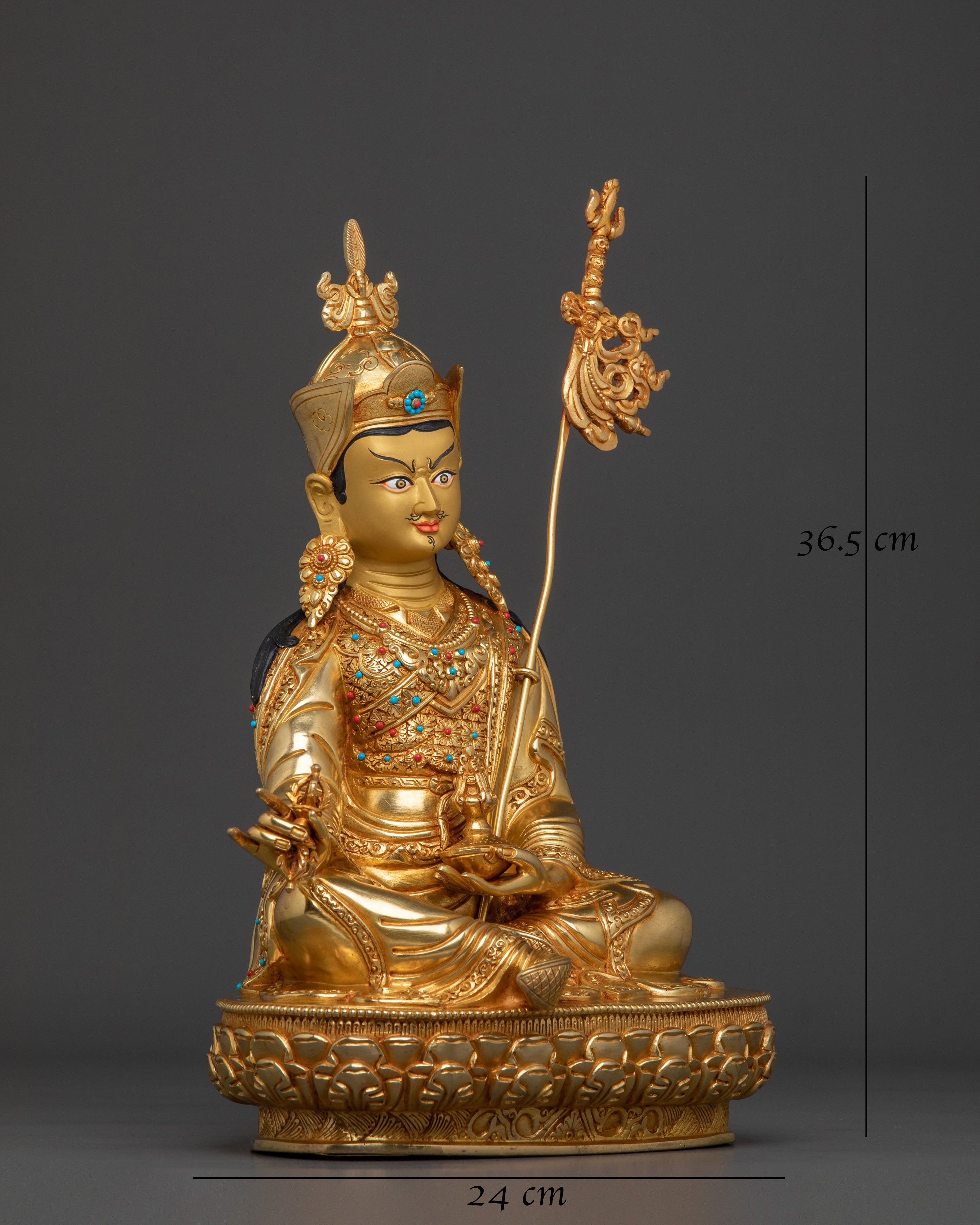 Guru Rinpoche Sculpture | Tantric Master of Tibetan Buddhism