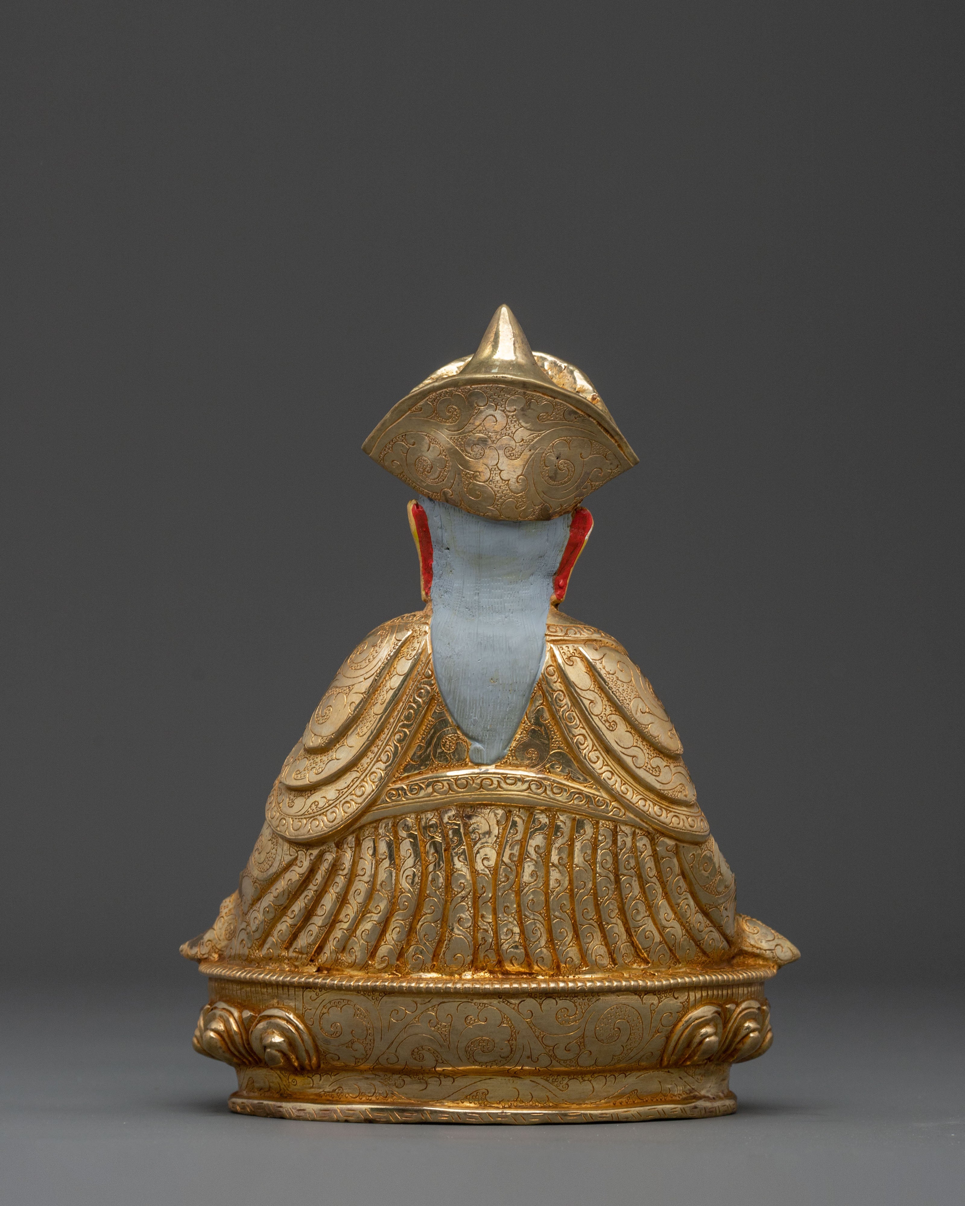 Guru Shapdum: Handcrafted 24K Gold Gilded Statue