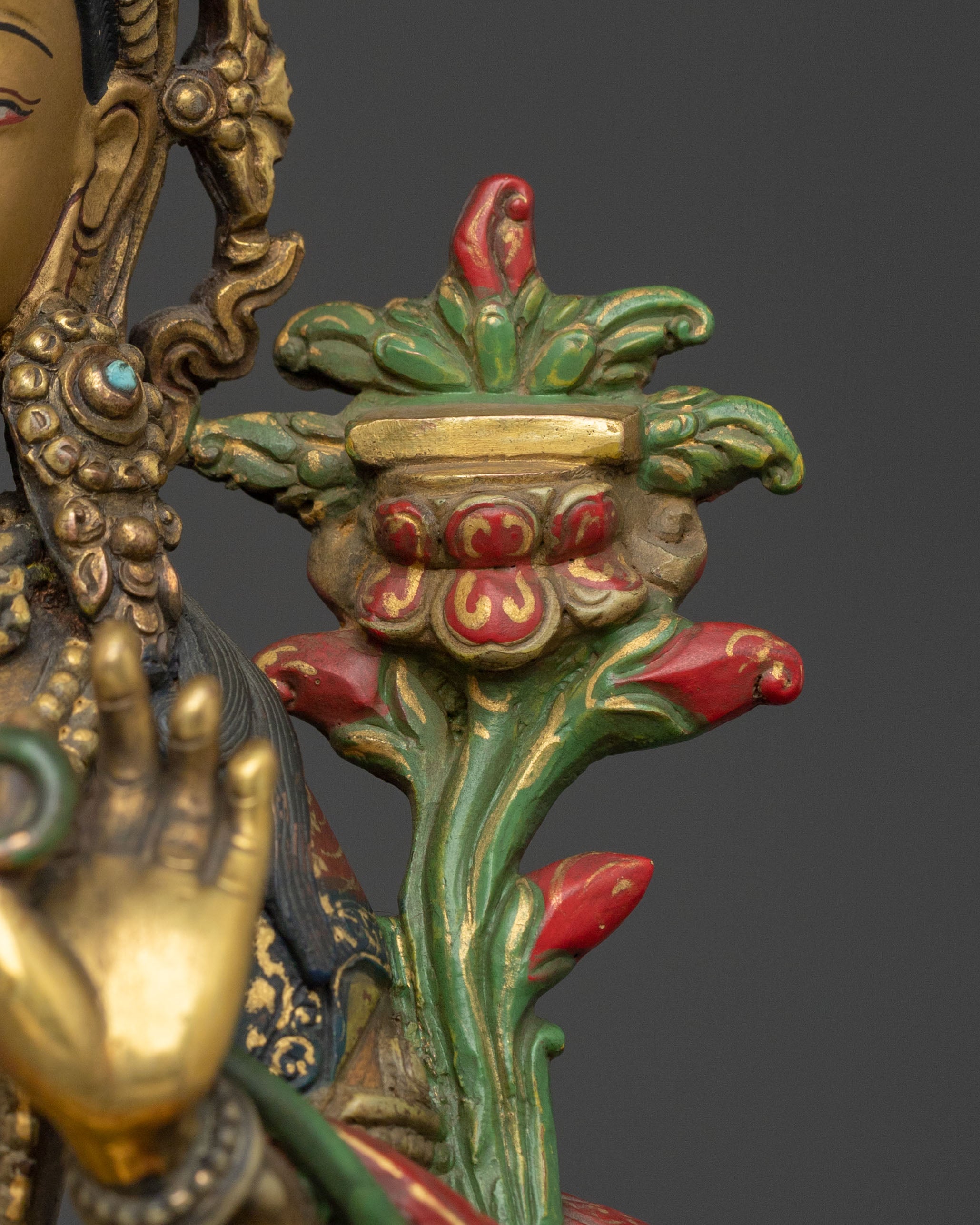 Handmade Manjushri Statue | Wisdom Deity