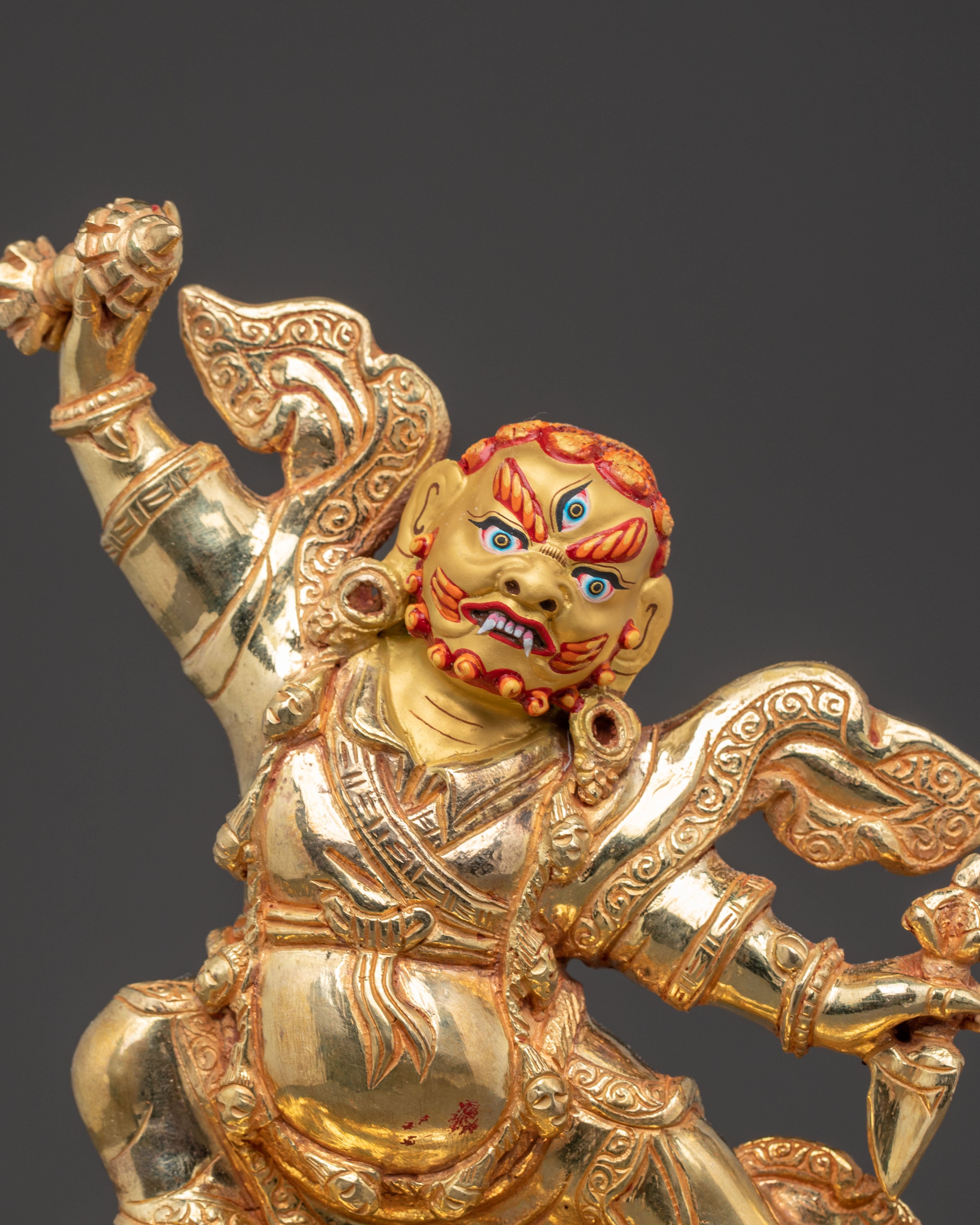 Statue of Dharma Protector Dorje Drolo | Guardian of the Dharma