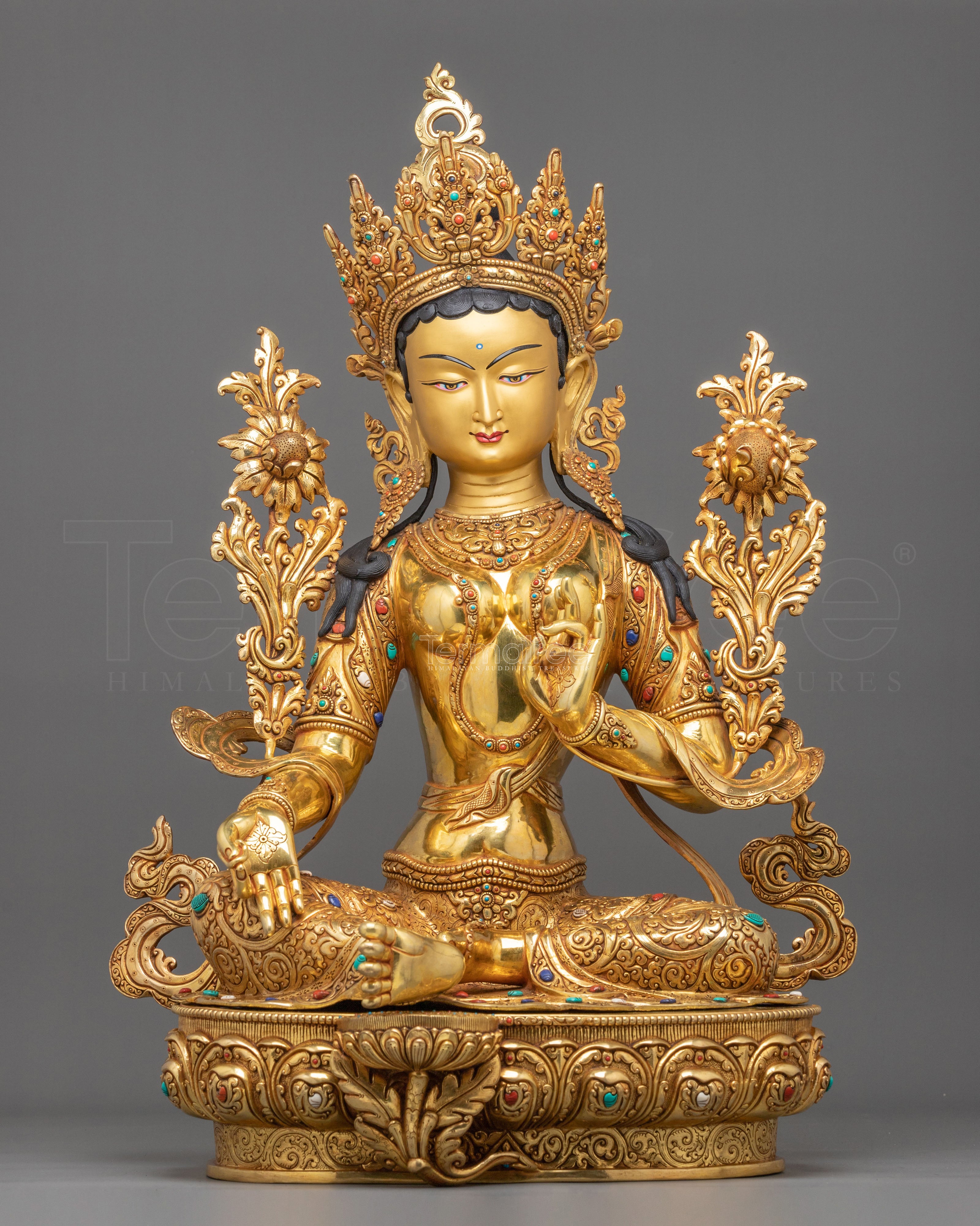 Green Tara Statue