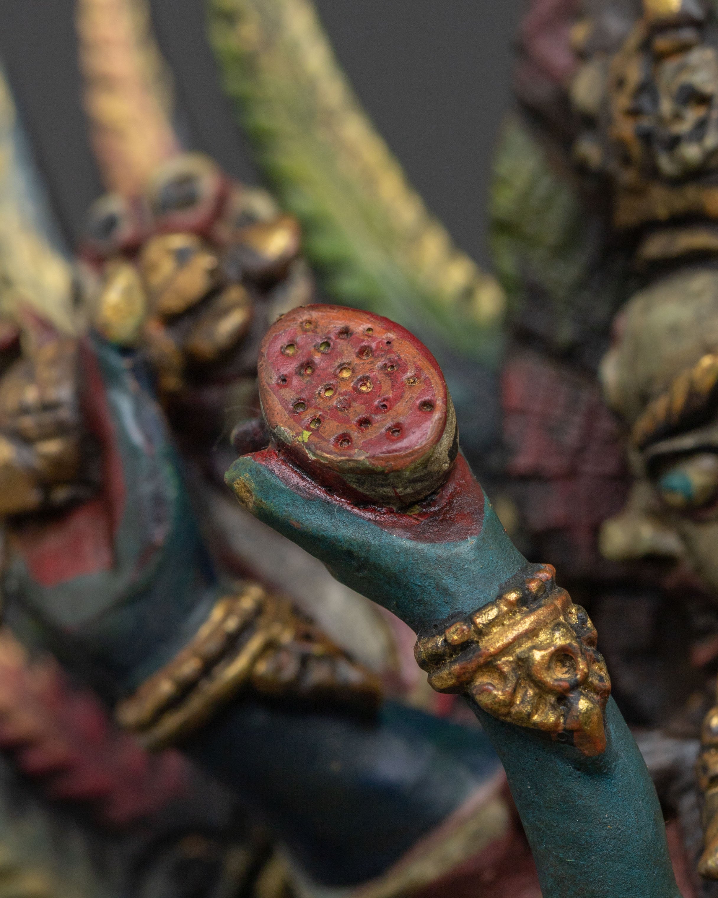 Handmade Vajrakilaya Statue | Buddhist Altar Decor