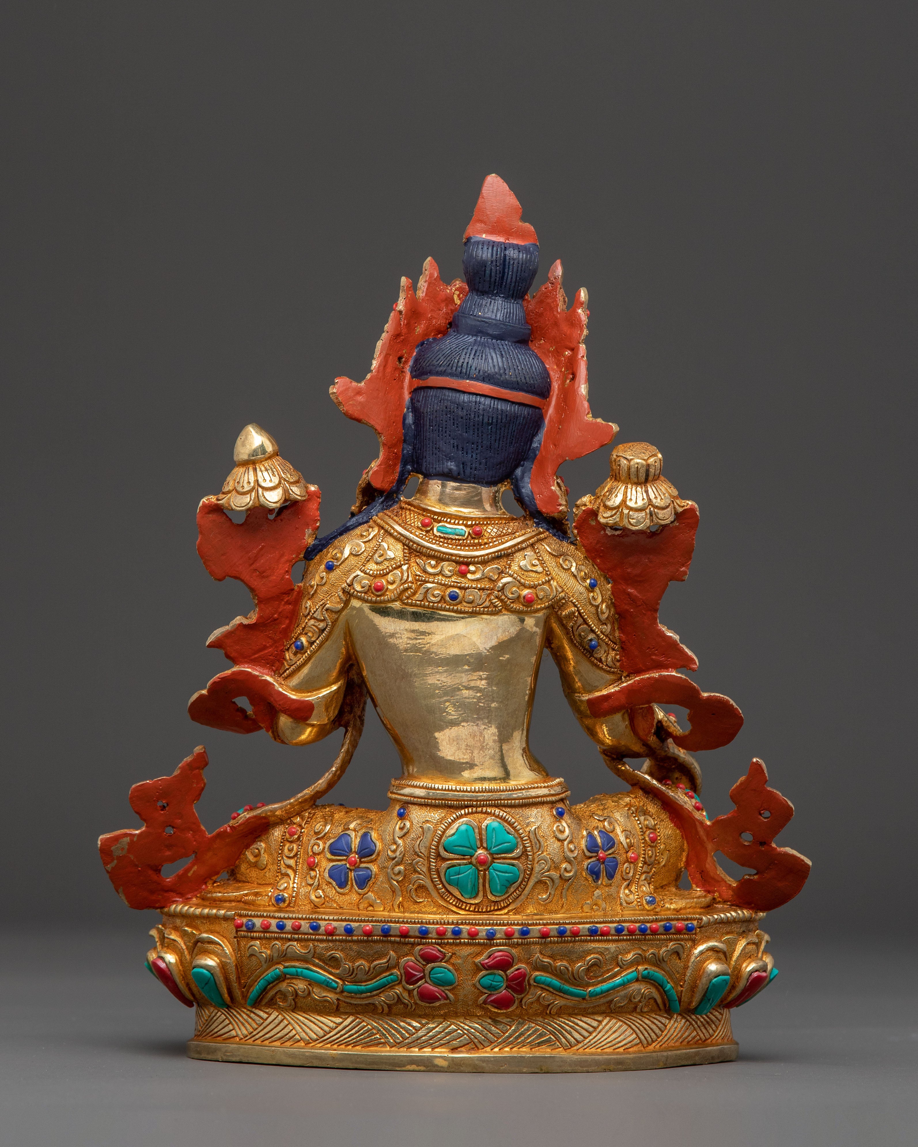 Serene Statue of Mother Green Tara | Tibetan Buddhist Goddess