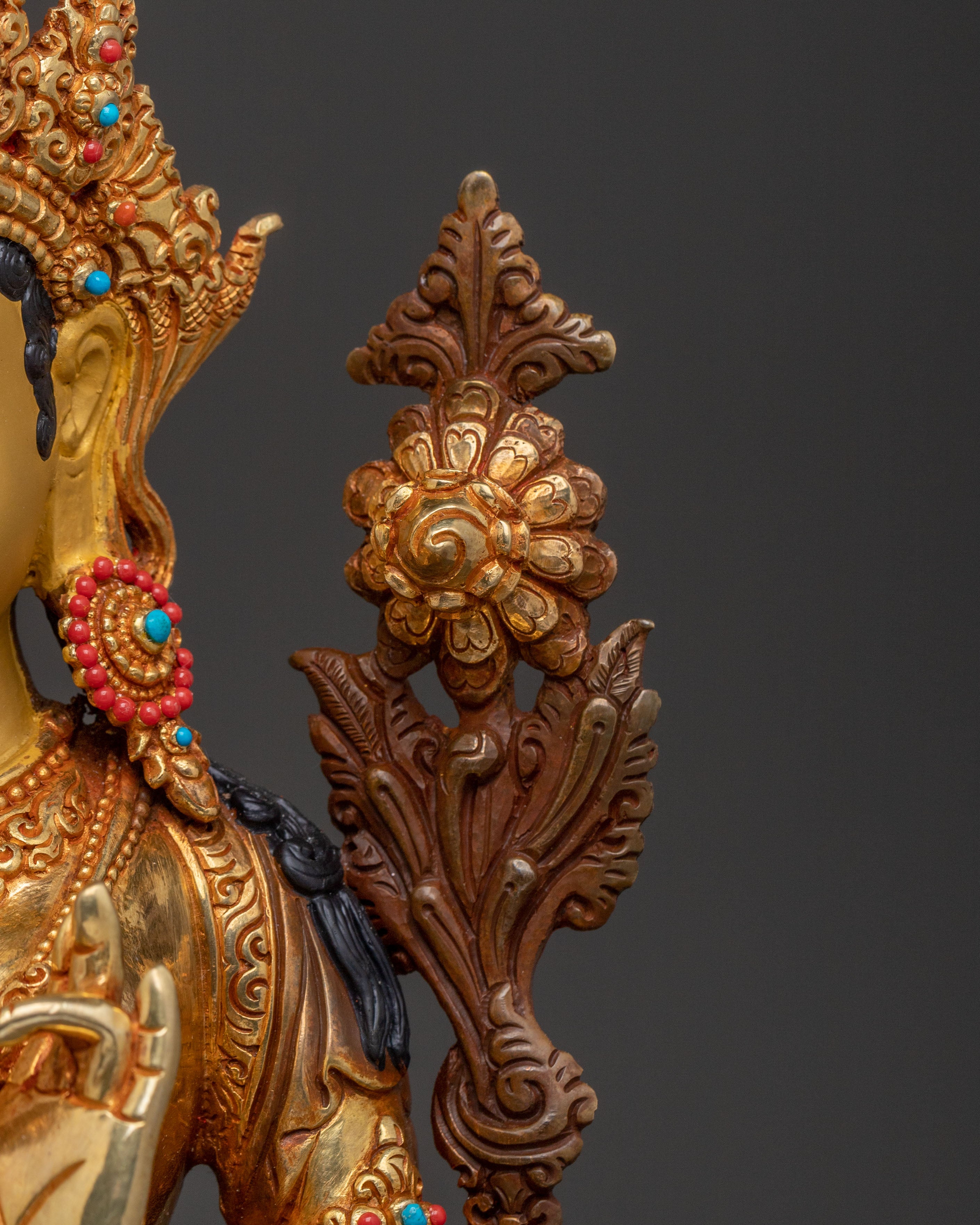Green Tara Blessing Statue | Protector Figure