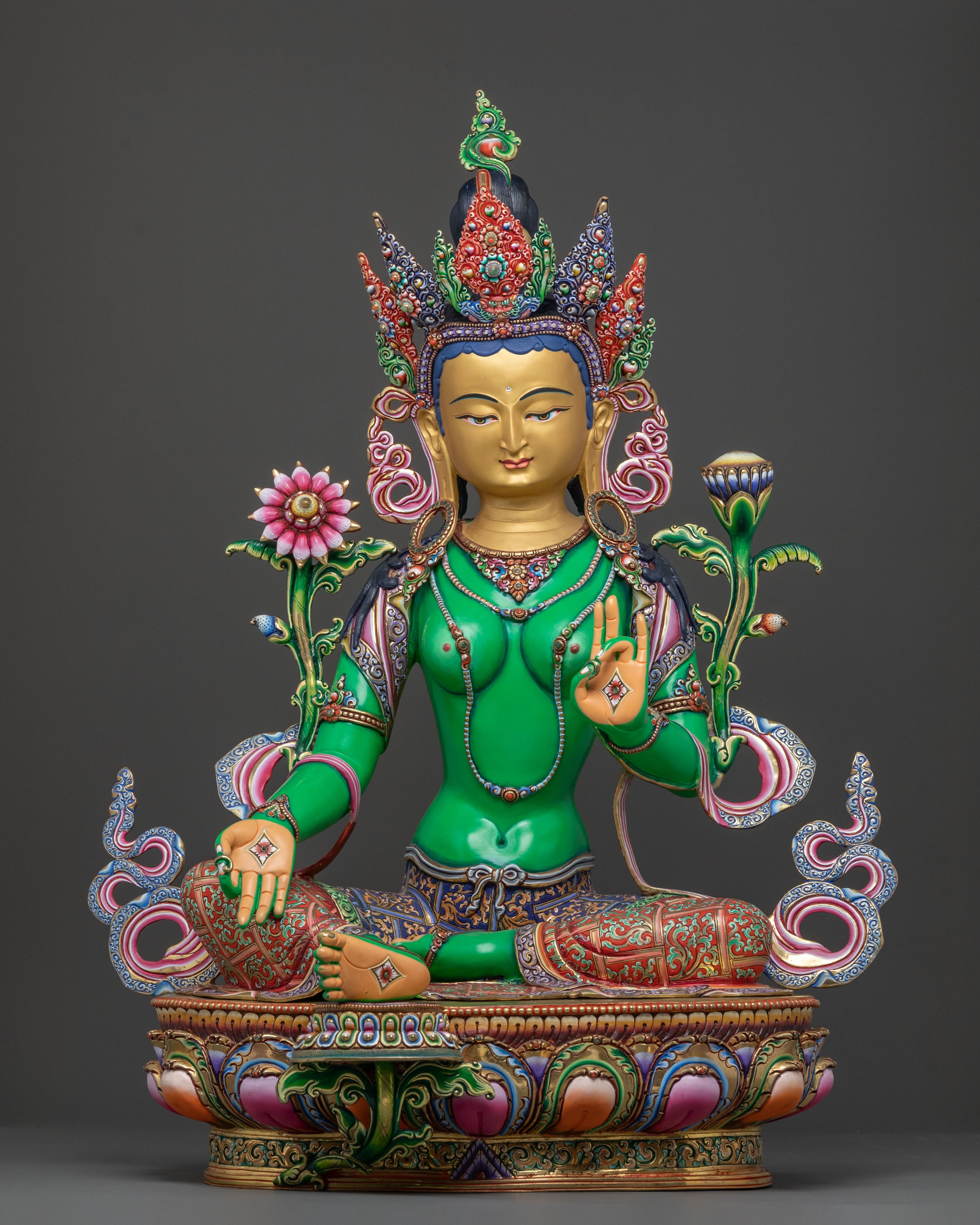 Green Tara Spiritual Statue