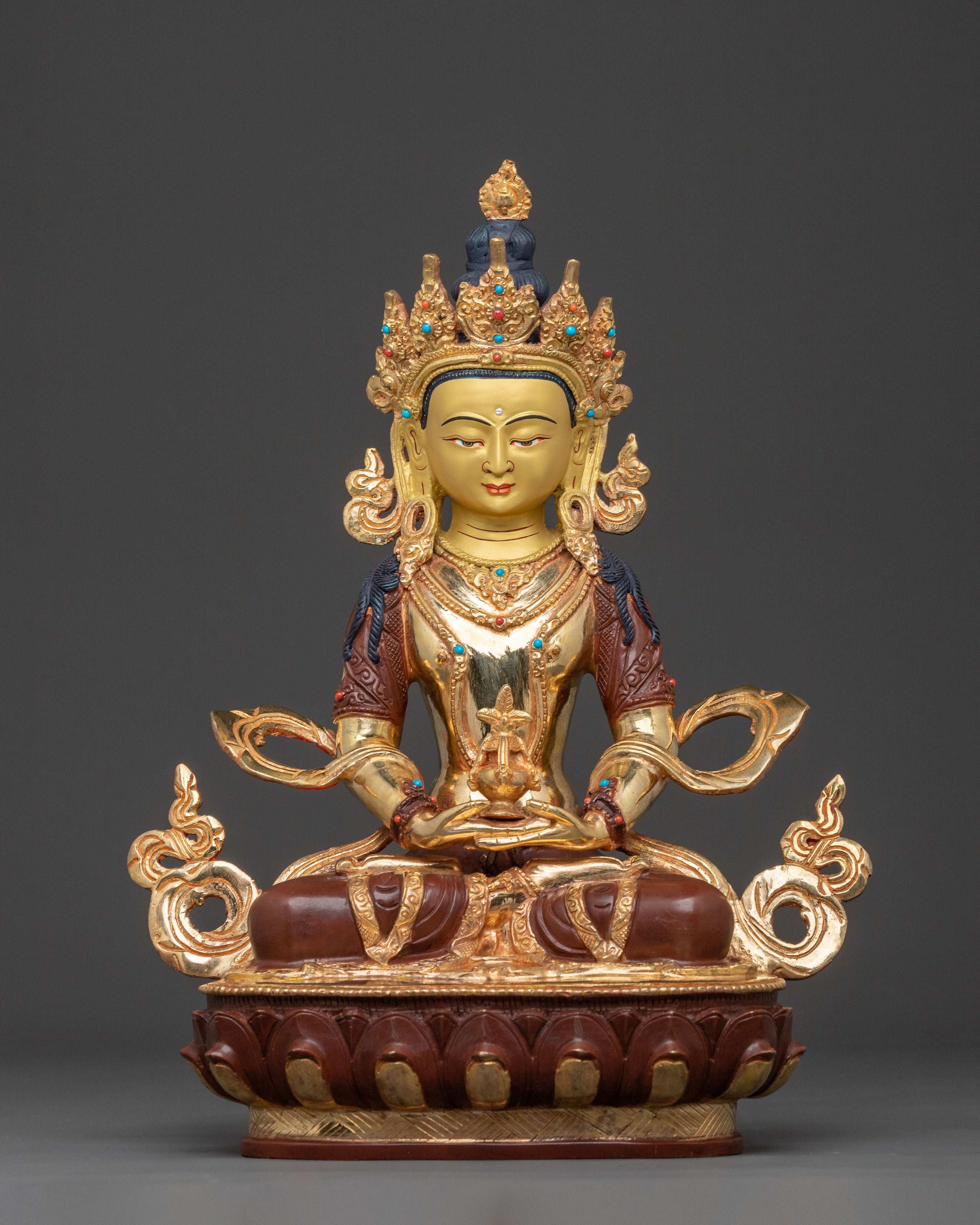 Tibetan Long Life Bodhisattvas Amitayus Buddha