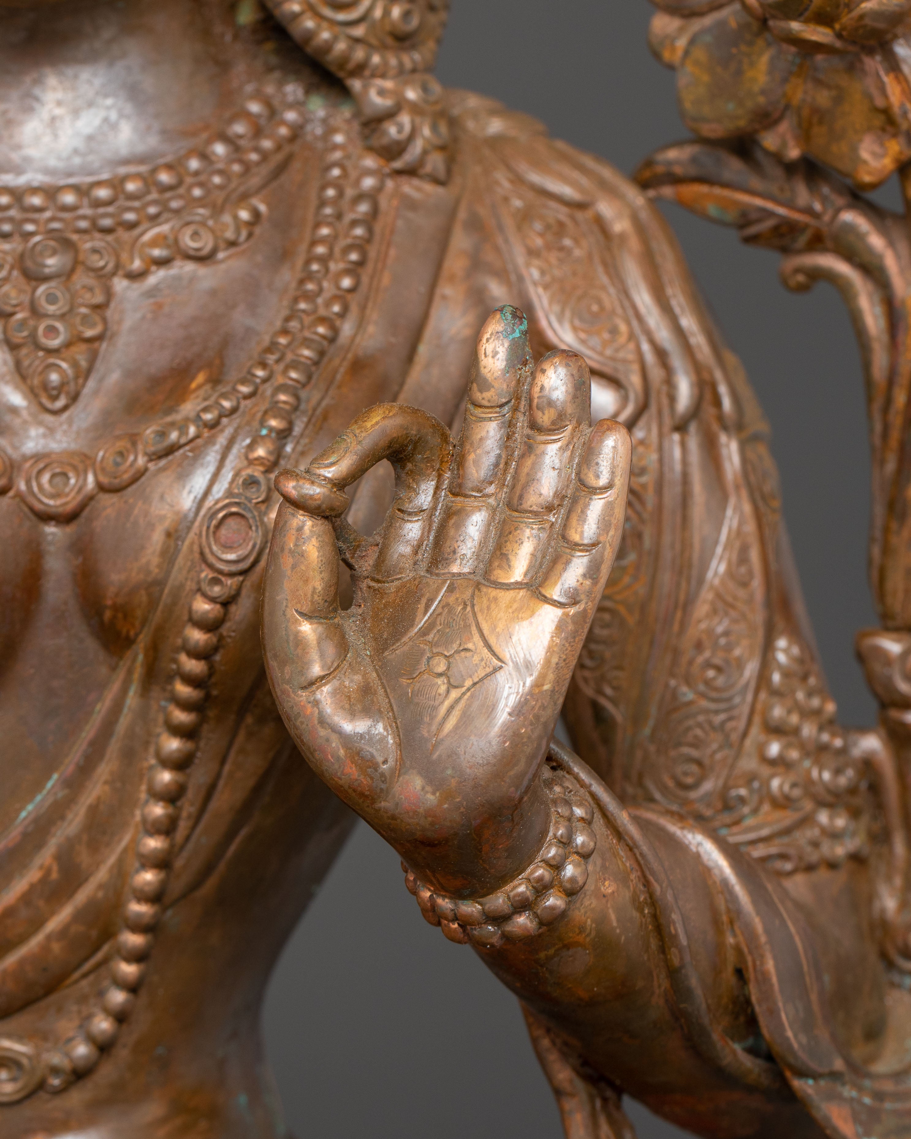 Green Tara Statue of Love | Female Goddess of Protection