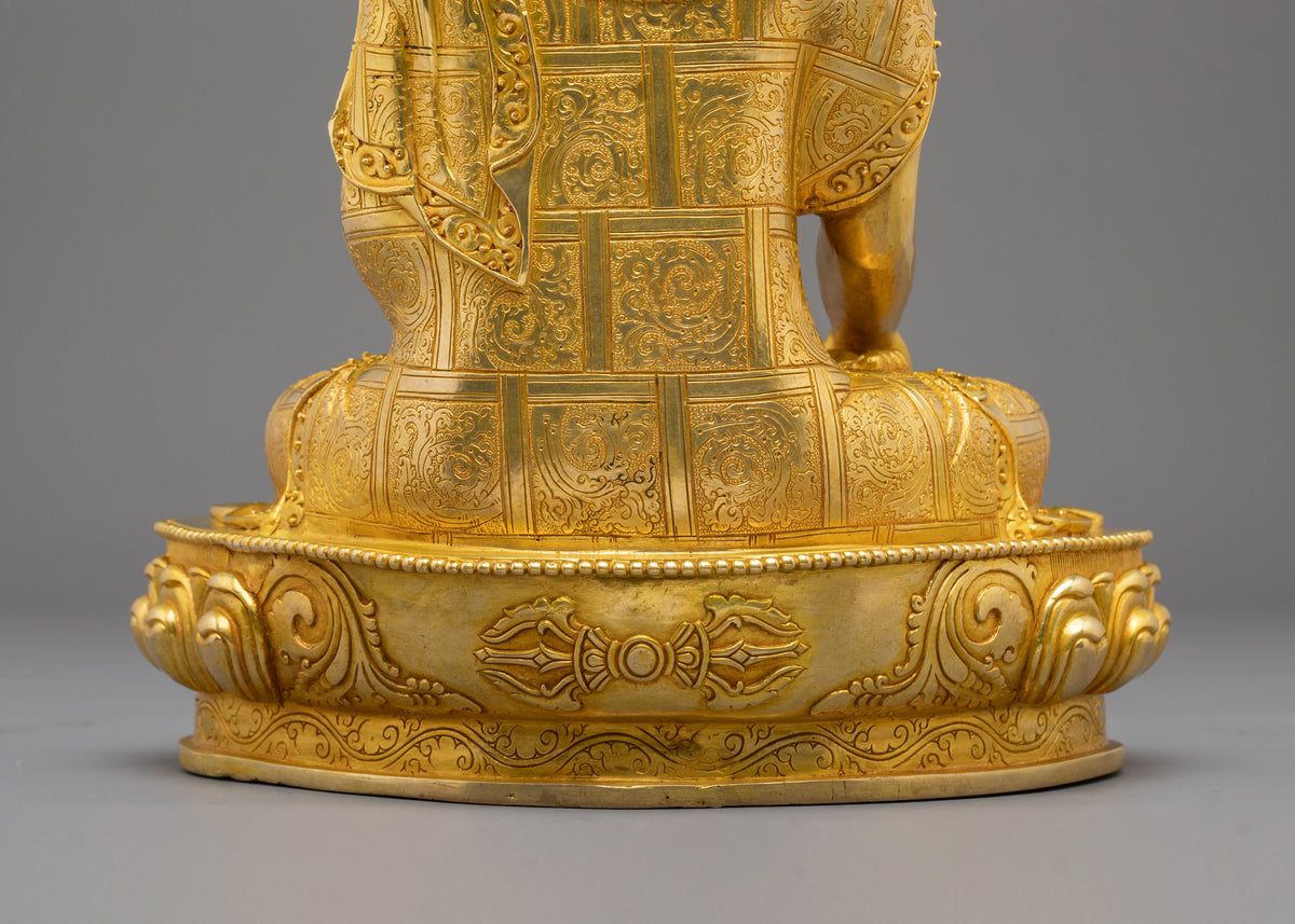 Shakyamuni Buddha Statue | Hand-Carved Buddhist Figurine