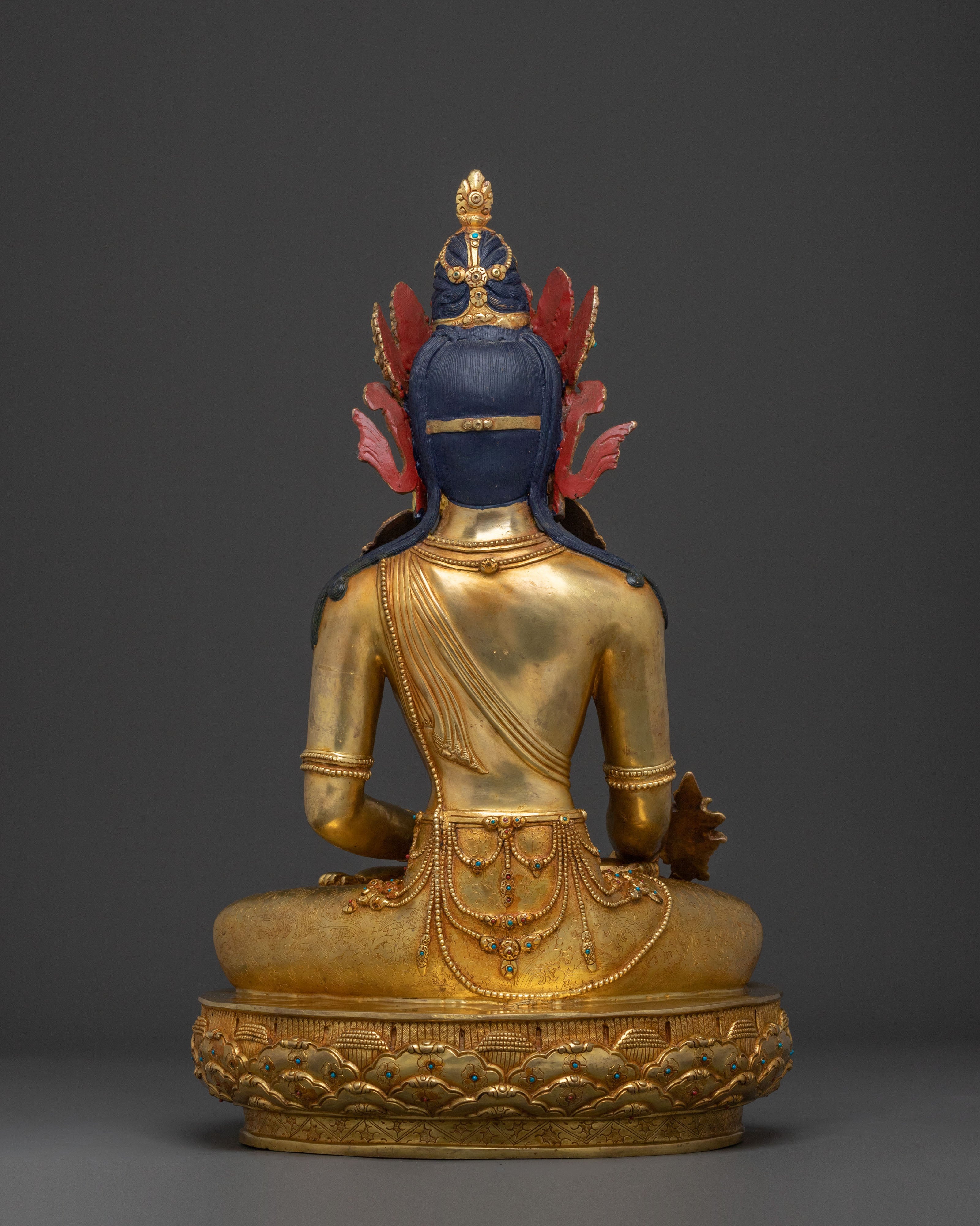 Crown Medicine Buddha Blessing Statue | Spiritual Healer