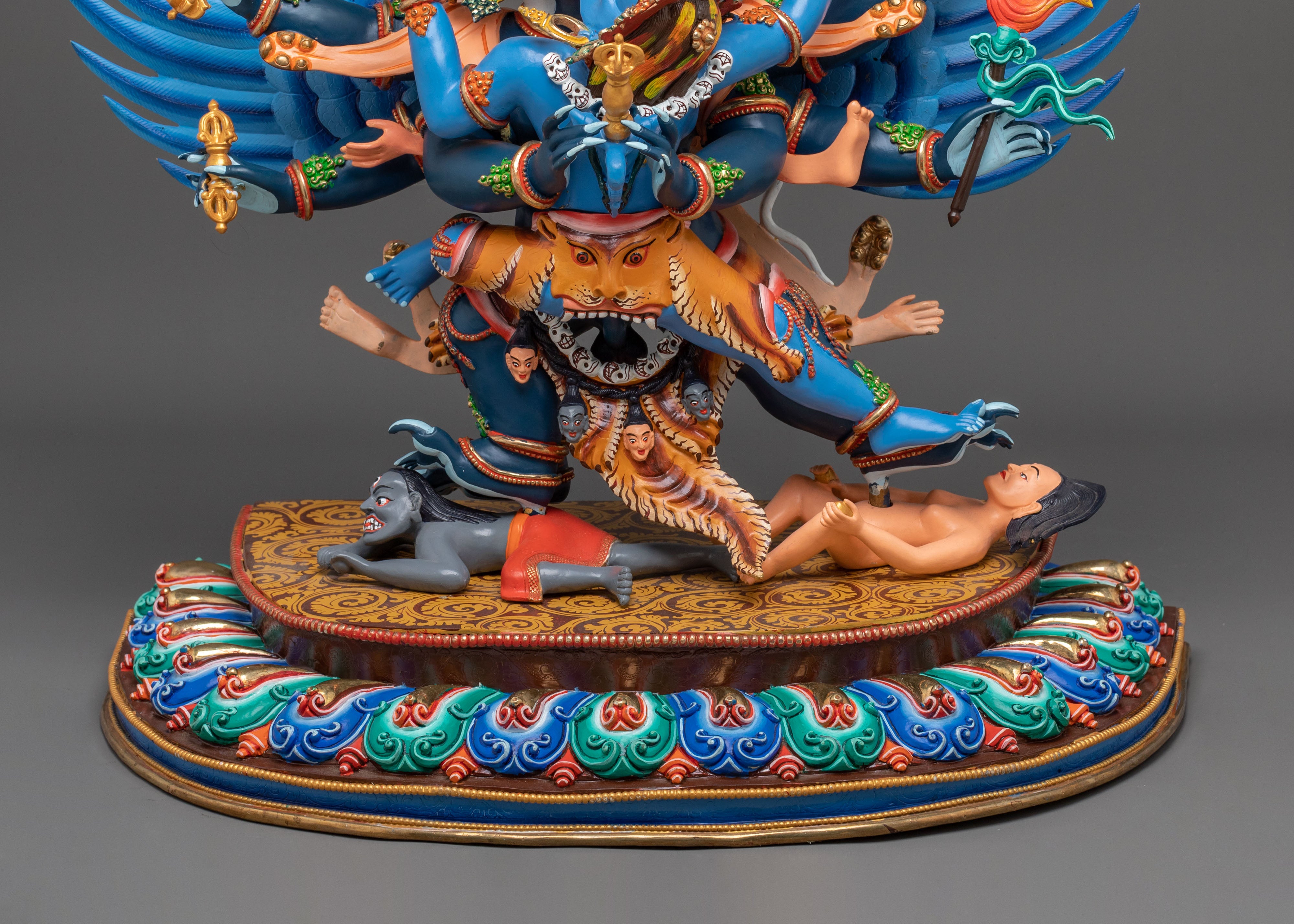 Hand Carved Vajrakilaya Statue | Symbol of Purification