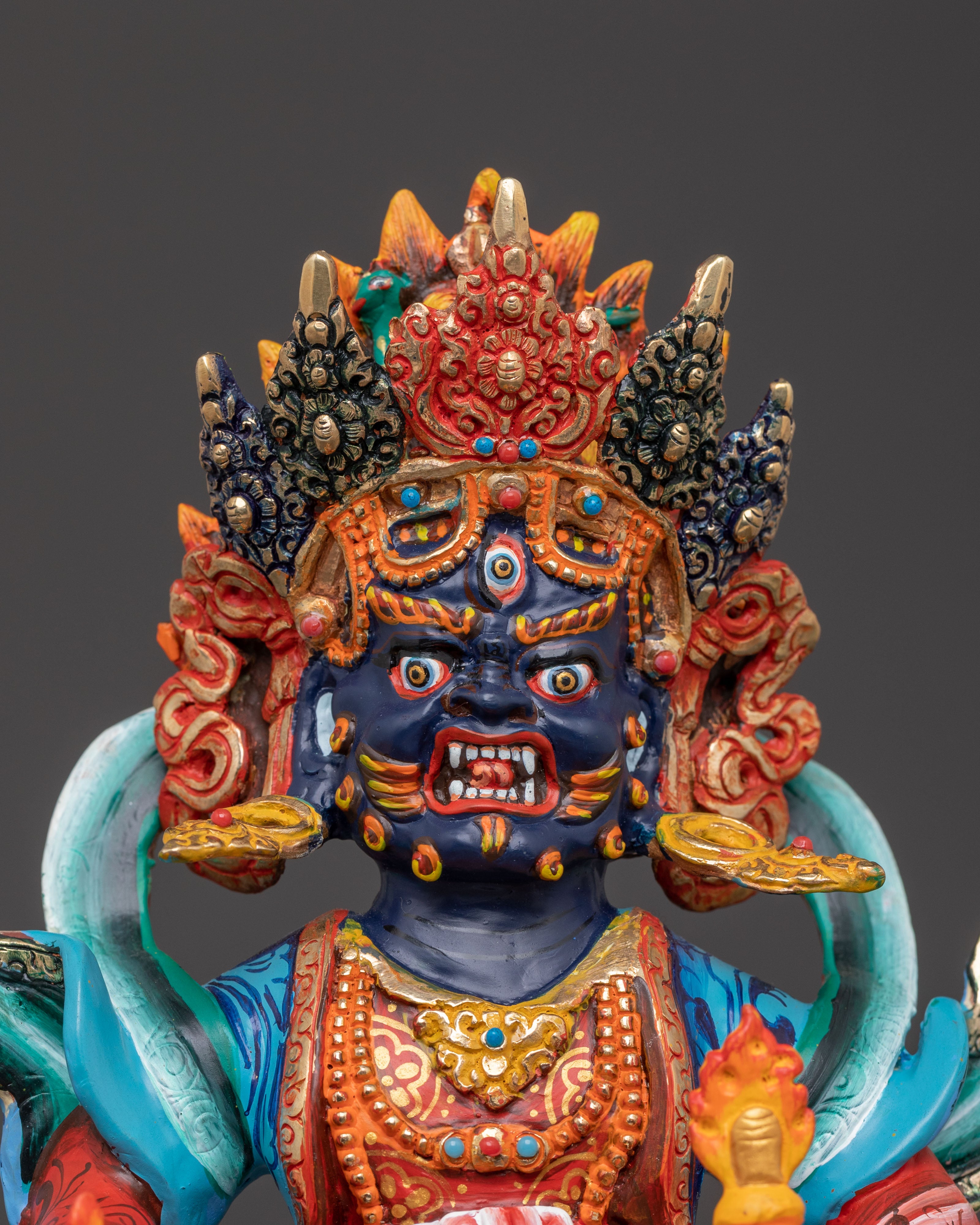 Shanglon Dorje Dudul Buddhist Statue – Handcrafted Devotion