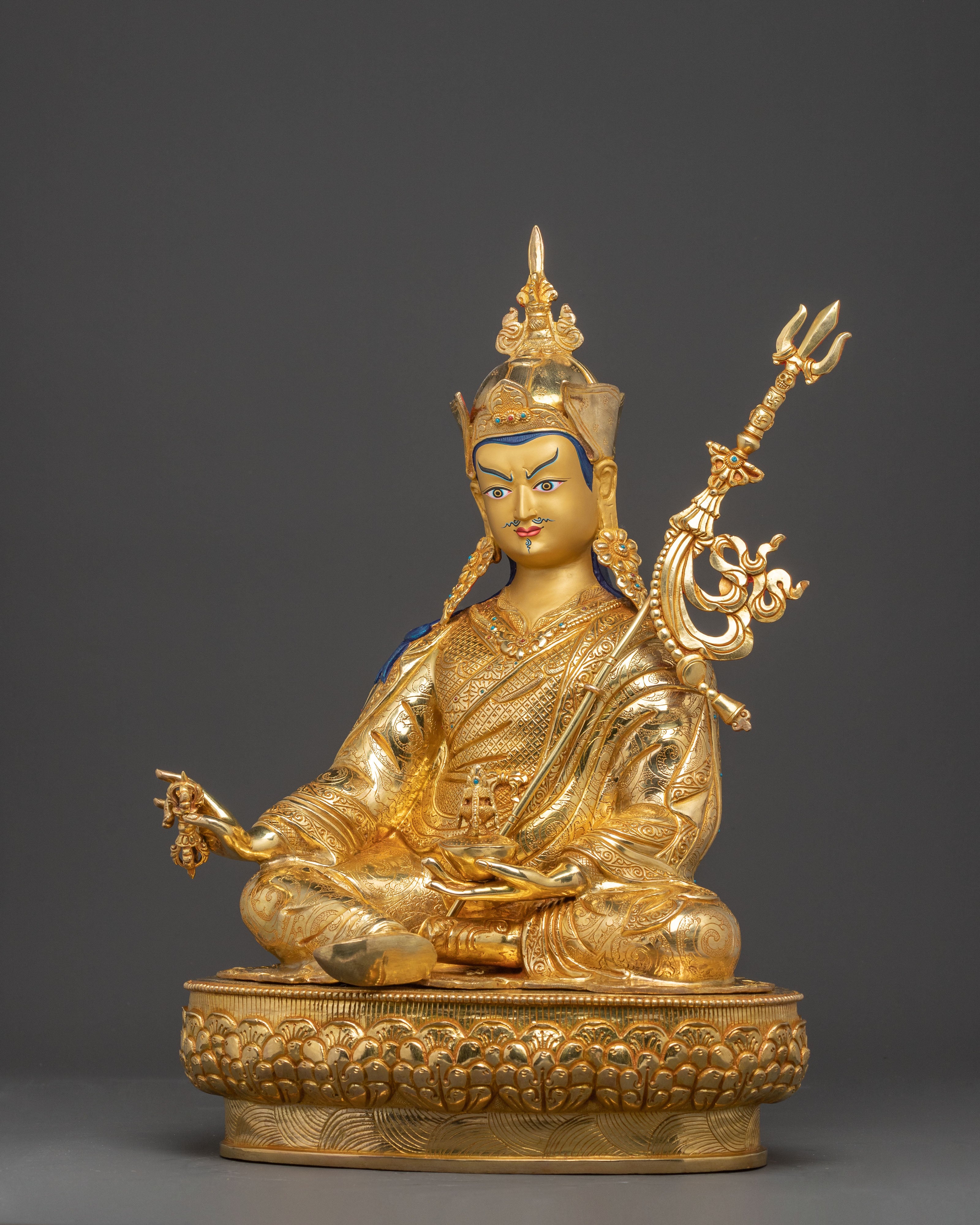 Guru Rinpoche Statue: Master of Vajrayana Tantric Buddhism
