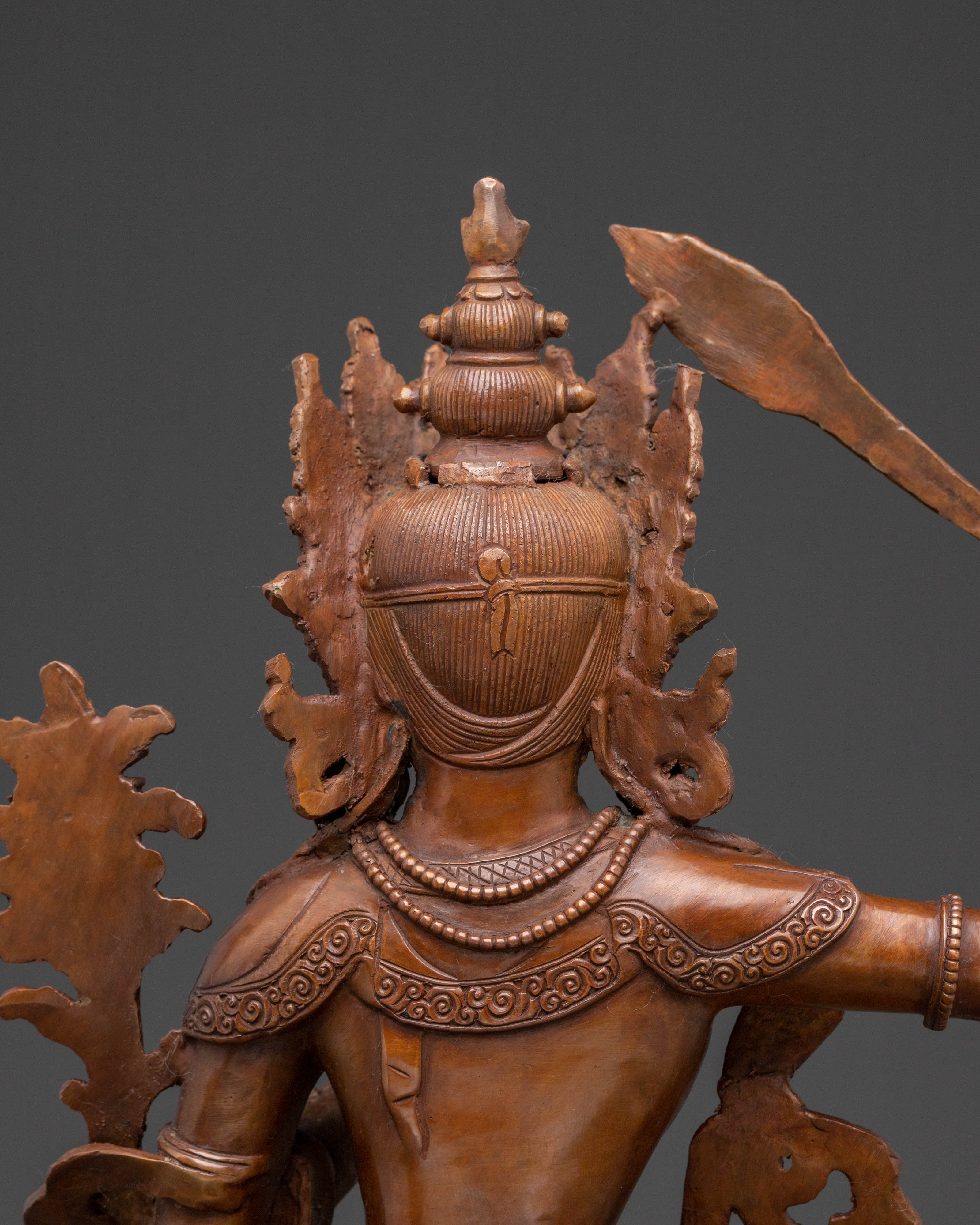 Manjushri Bodhisattva – Oxidized Copper Wisdom