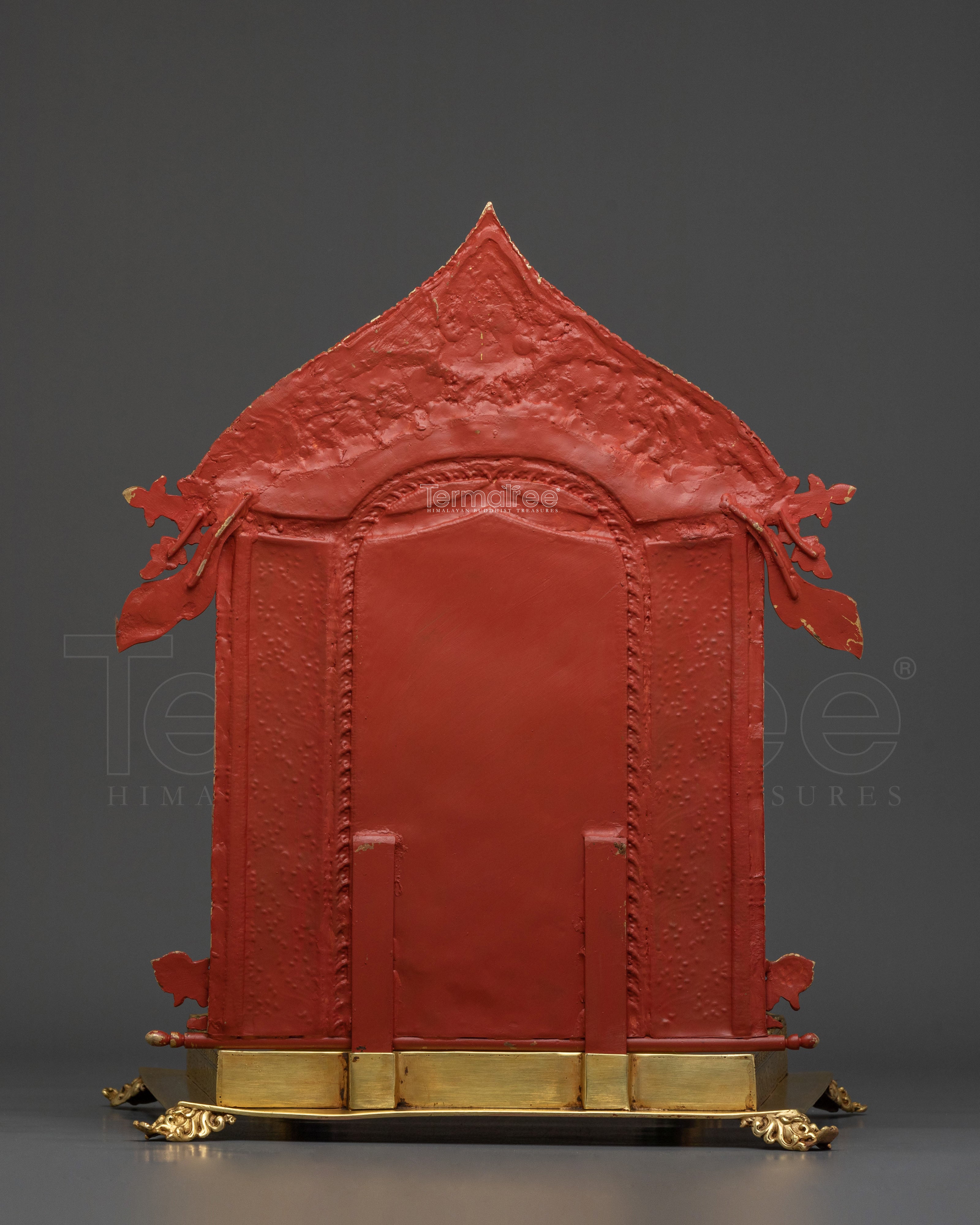 Green Tara Sacred Figurine on Throne | Home Decor