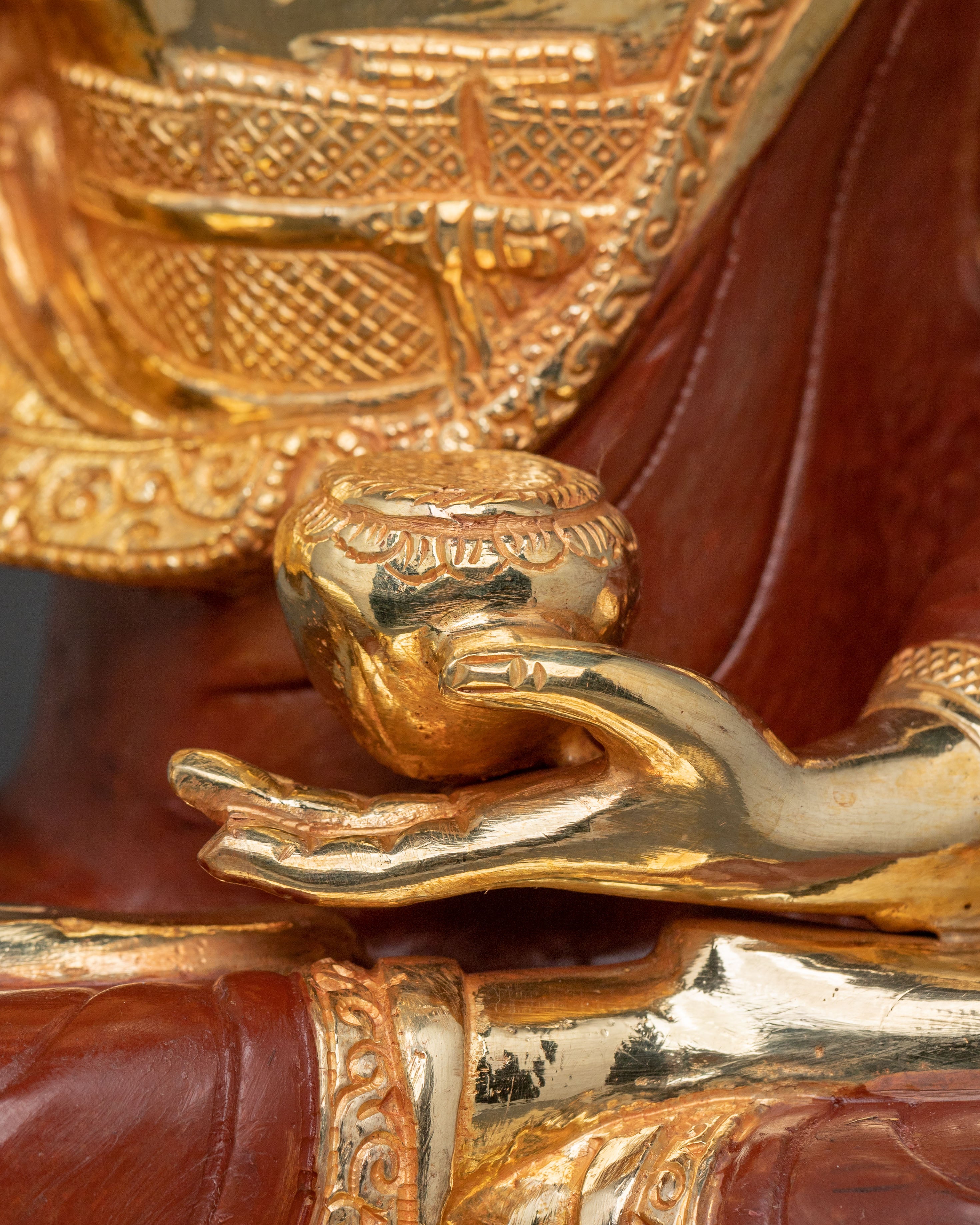 Gautama Buddha Golden Statue |  Sacred Meditation & Altar Decor