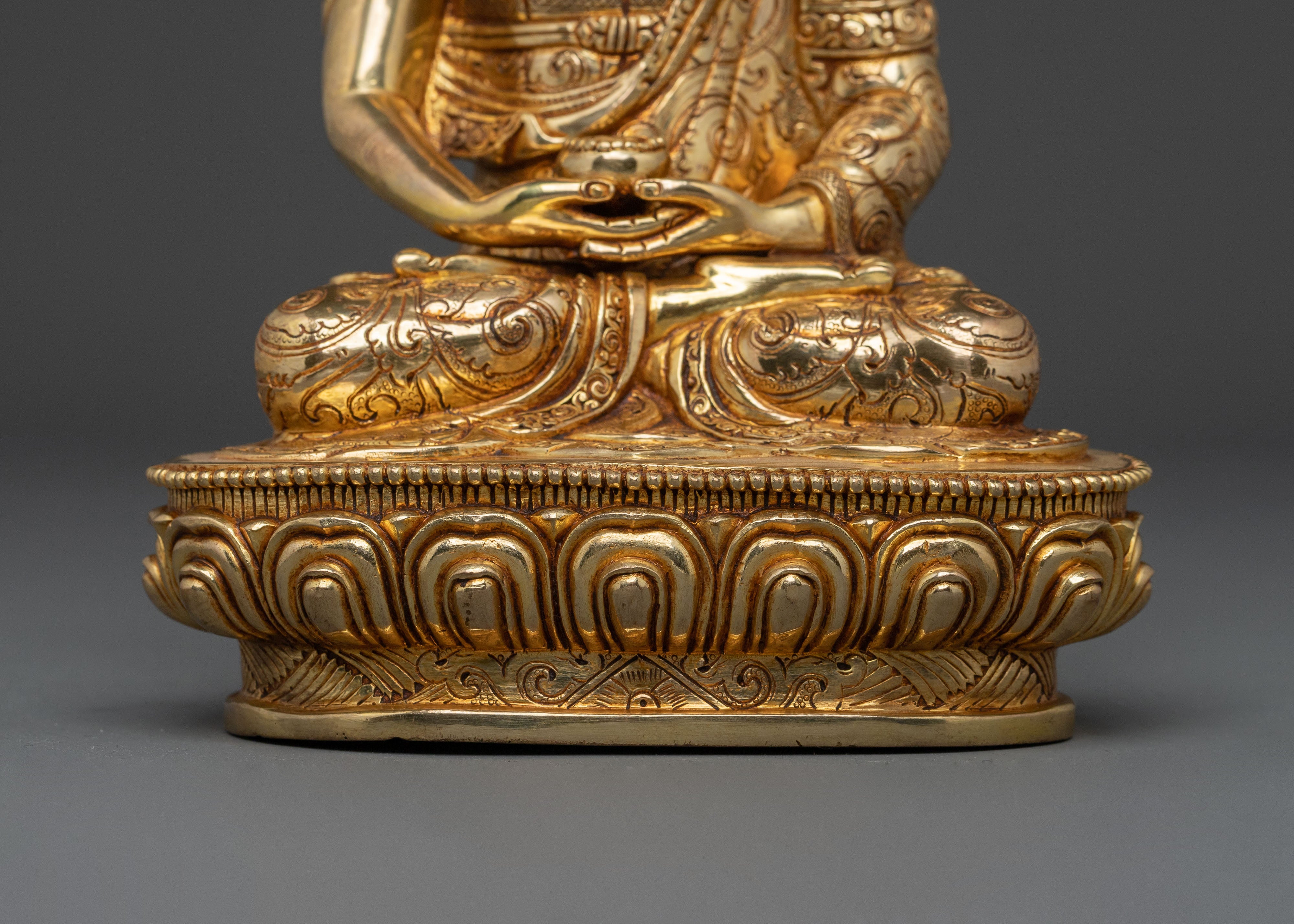 Amitabha Buddha Altar Decor Statue | Sacred Buddhist Home Shrine