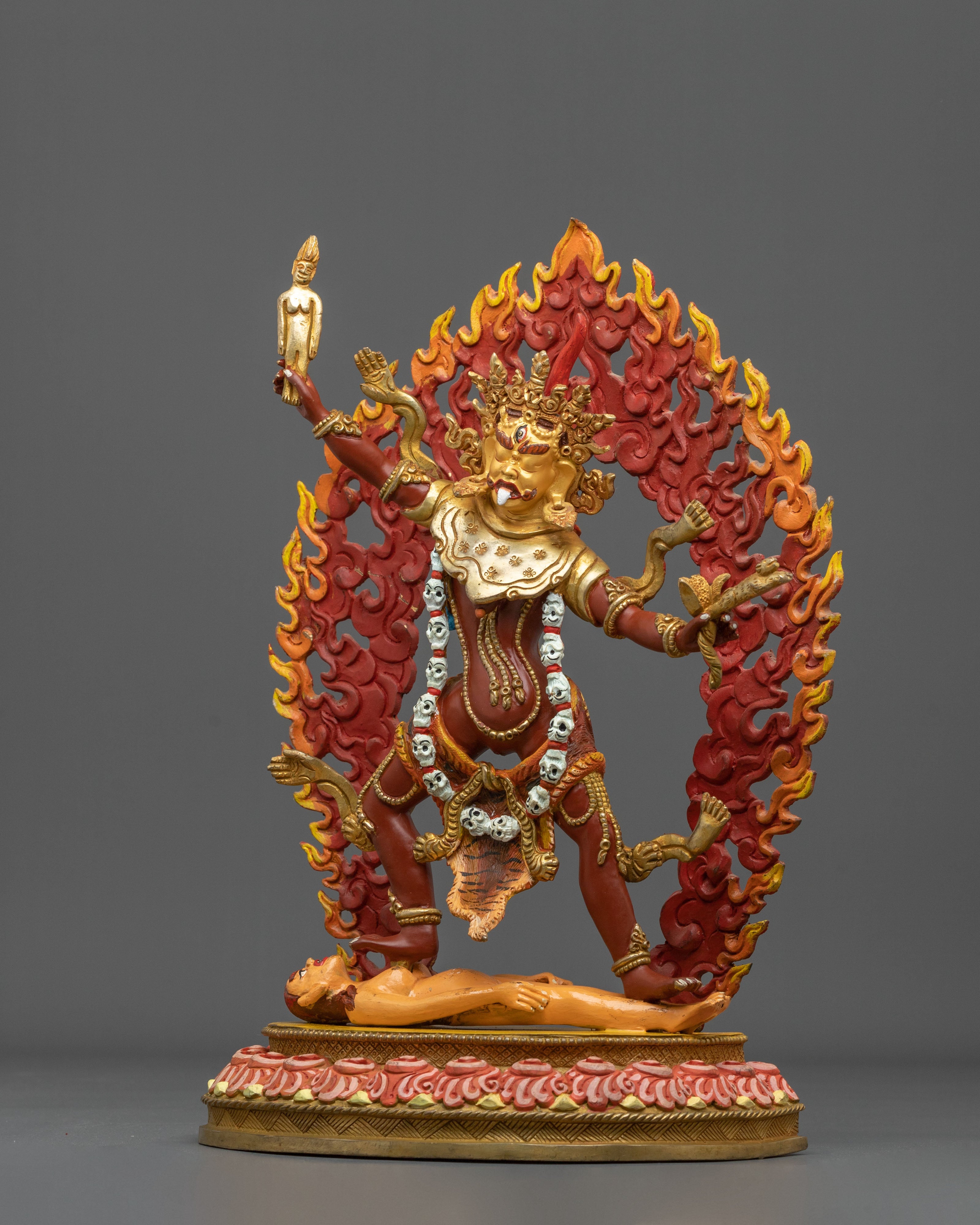 Ekajati Statue: Tibetan Buddhist Protector Sculpture