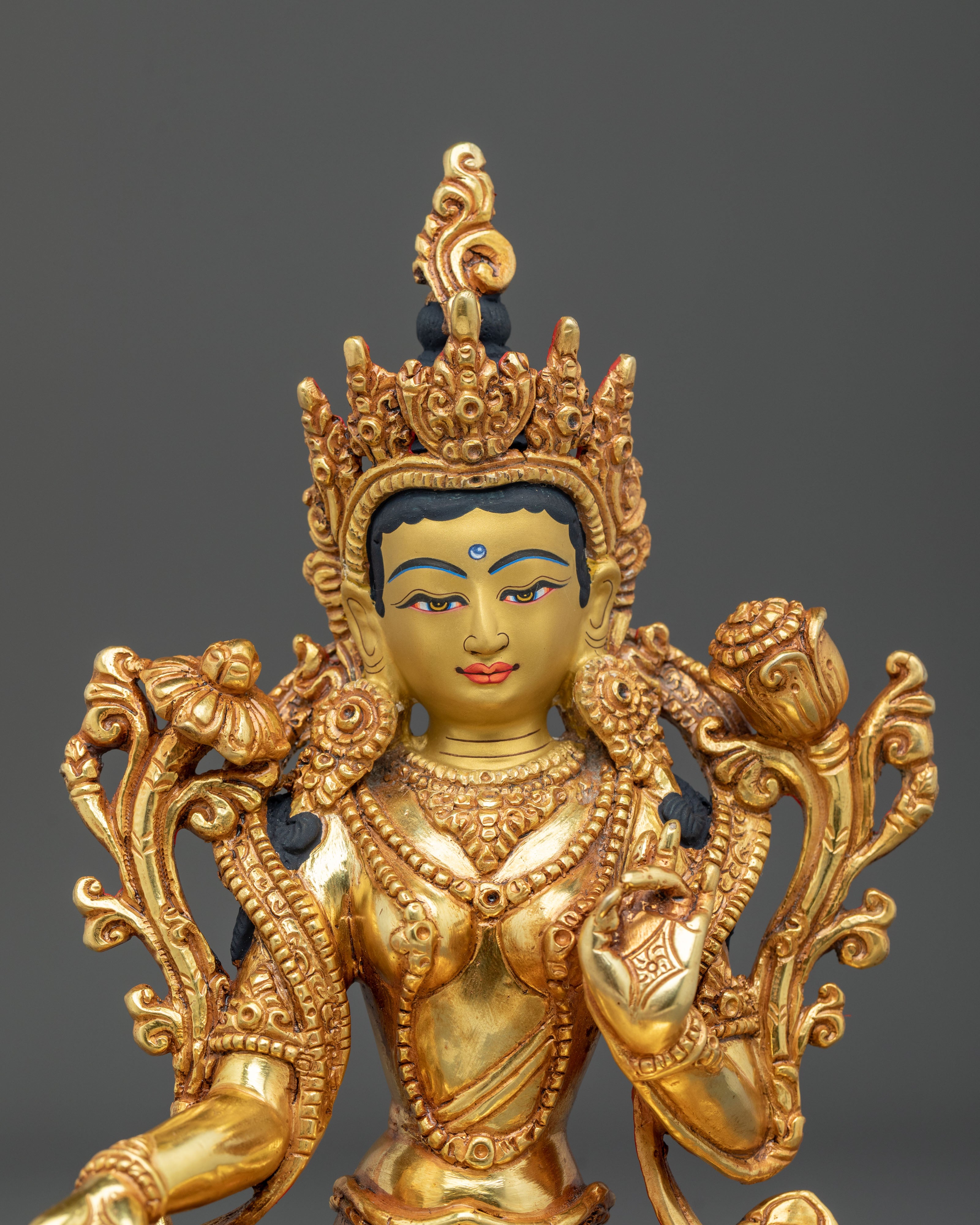 Green Tara Statue: Divine Savior of Compassion