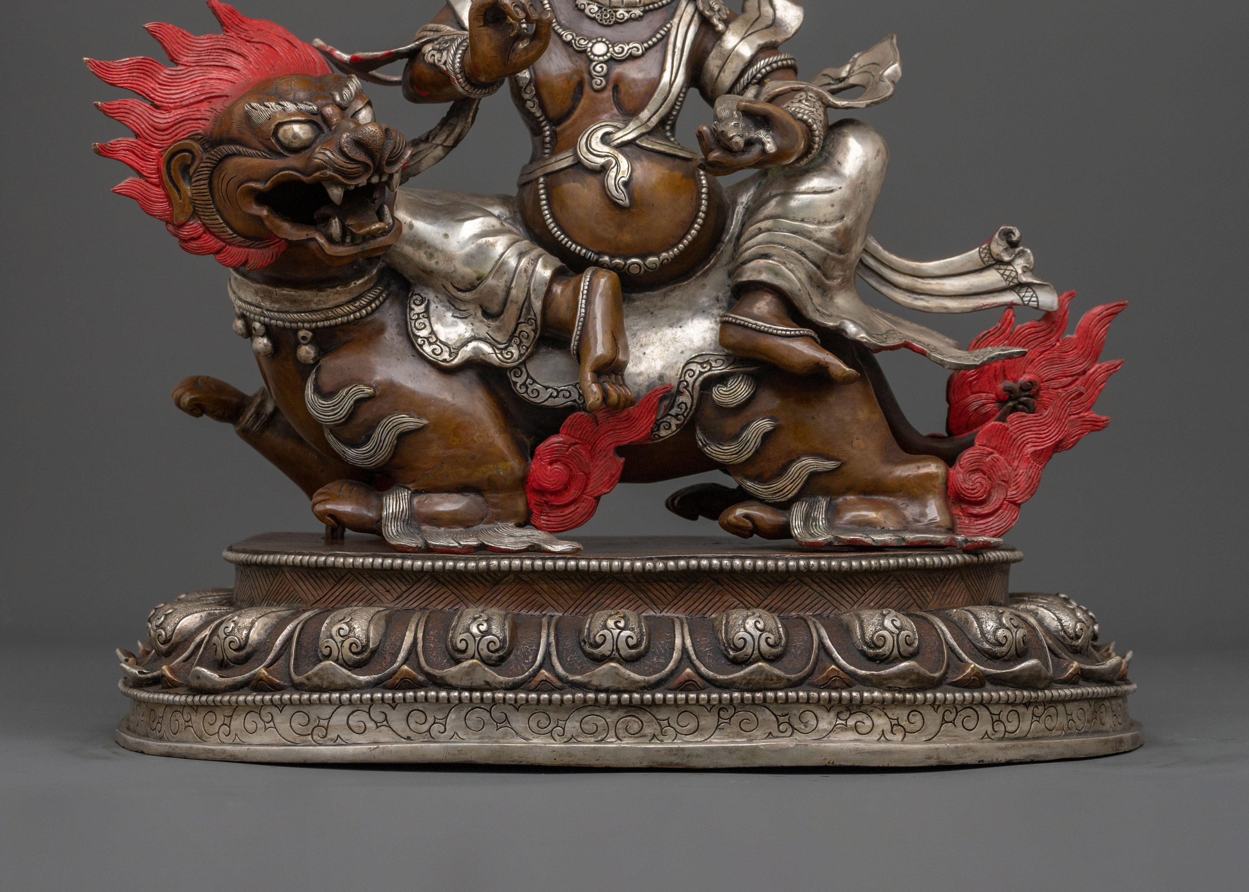 Hand-Carved Namtoshe Statue | Wealth Guardian
