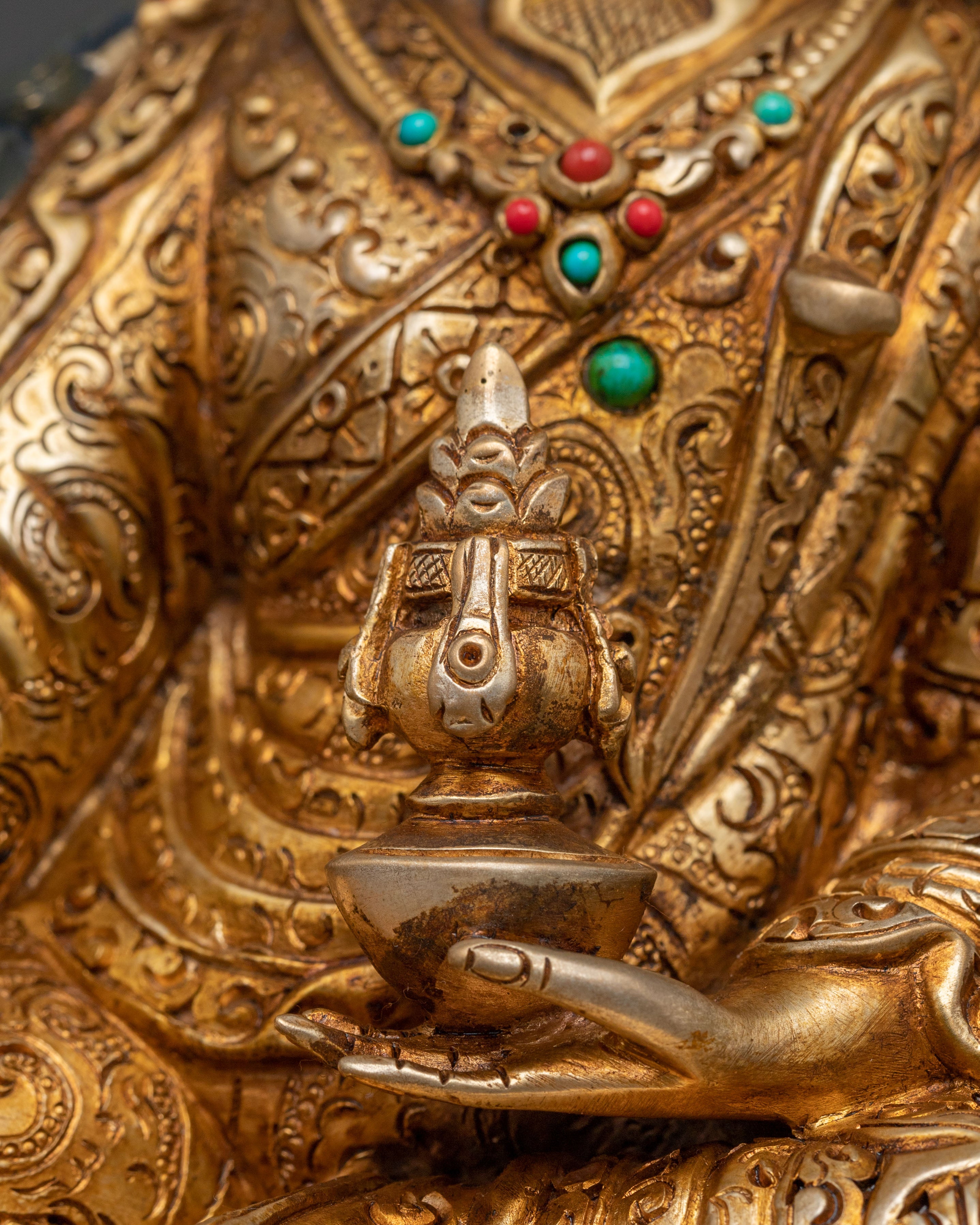 Guru Rinpoche Sacred Statue | Spiritual Figurine