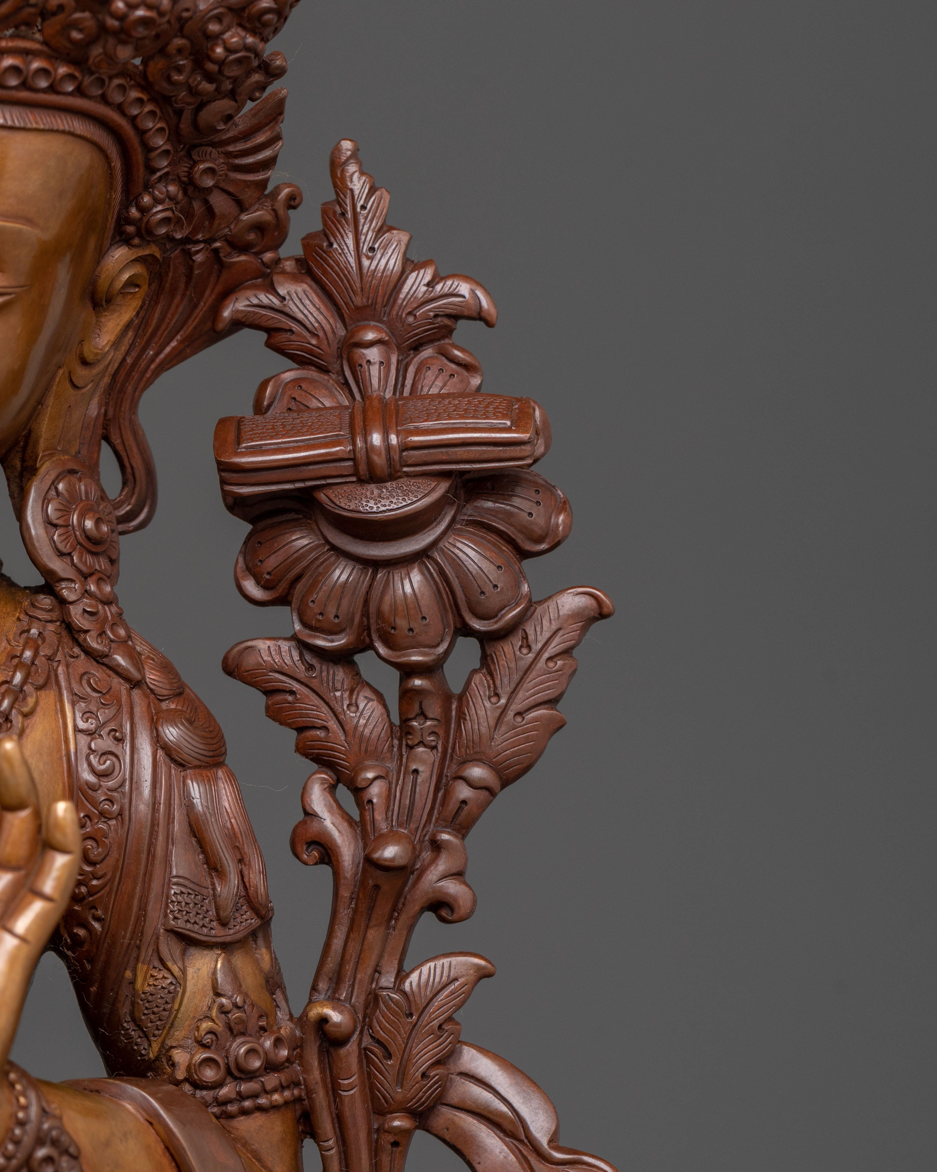 Himalayan Manjushri Traditional Statue | Symbol of Wisdom & Compassion