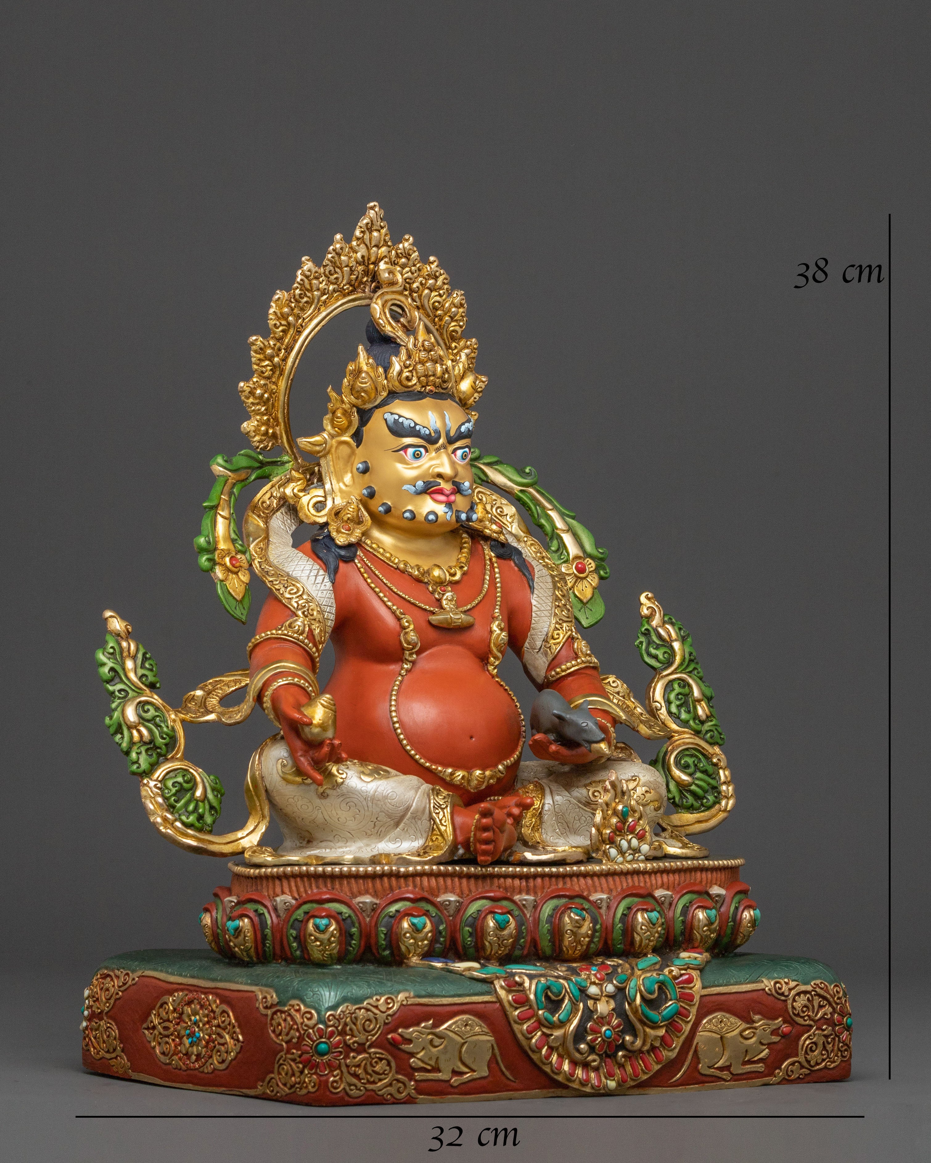 Dzambhala Spiritual Sculpture of Abundance