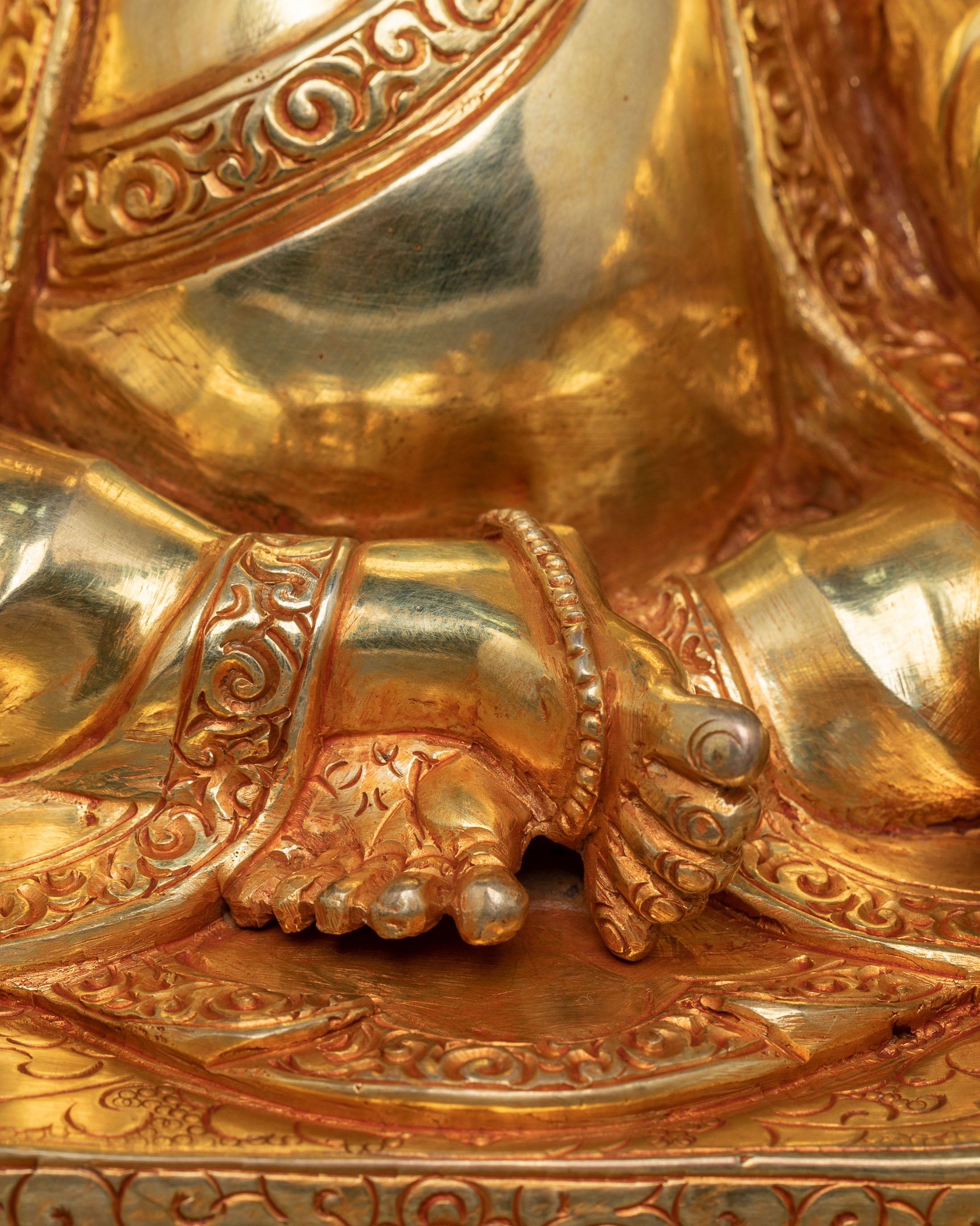 Handcrafted Kagyu Master Statue Set | Divine Figures