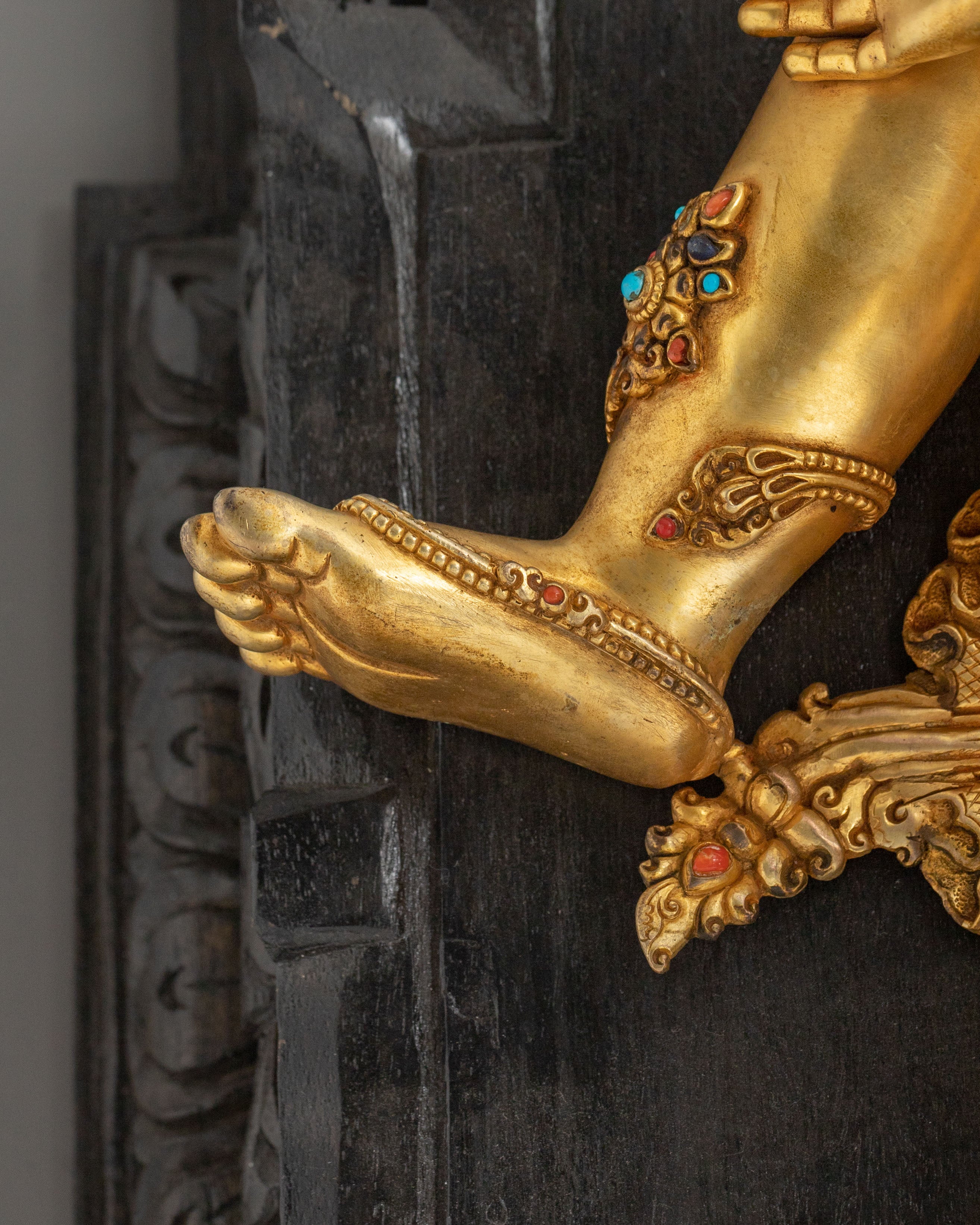 Green Tara Sacred Statue | Tibetan Goddess