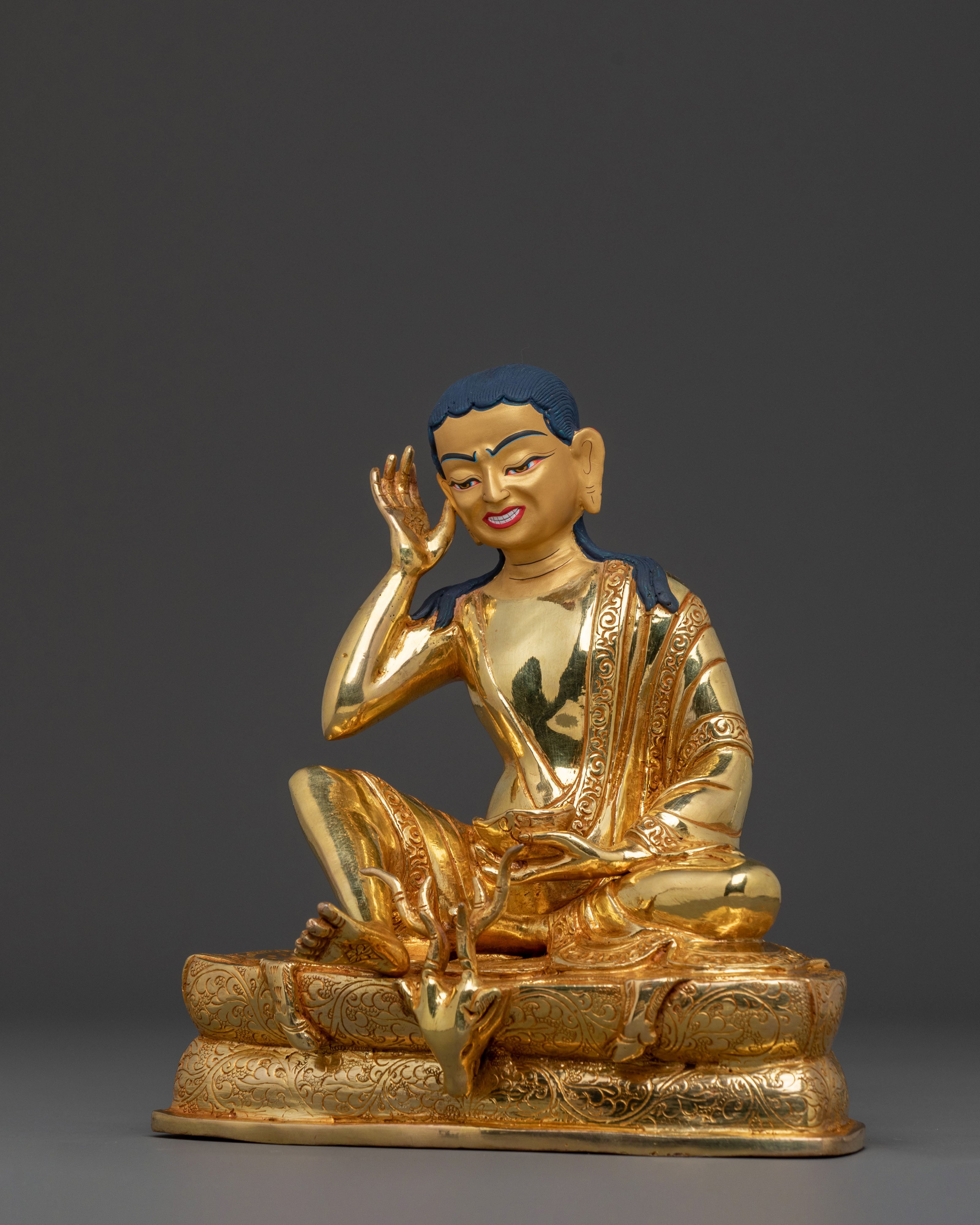Milarepa Buddhist Figure | Altar Decor