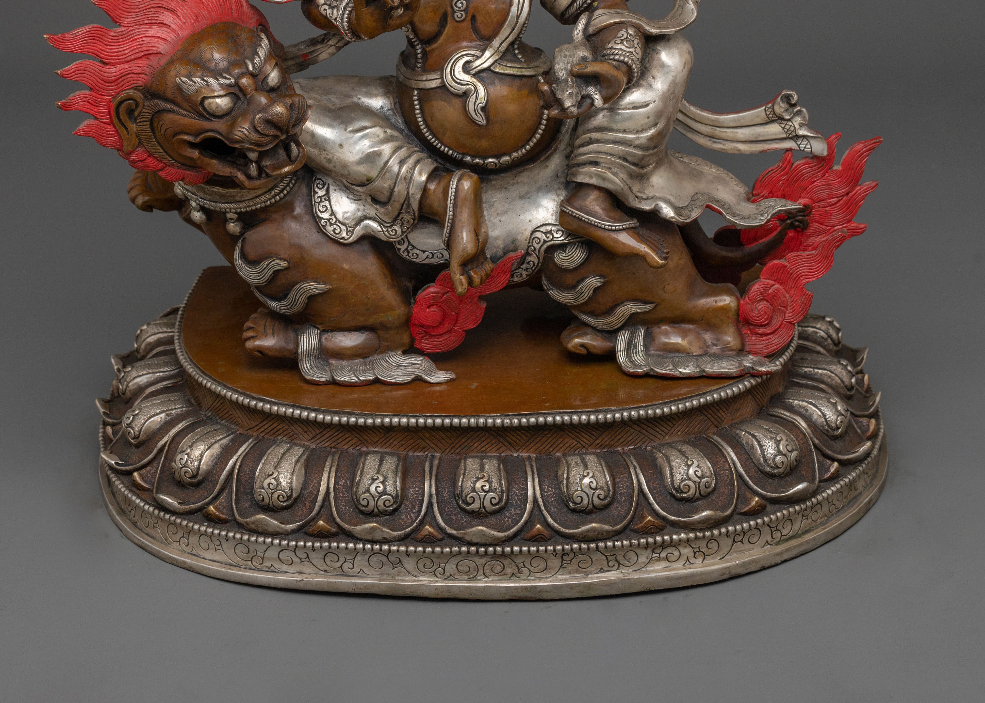 Hand-Carved Namtoshe Statue | Wealth Guardian