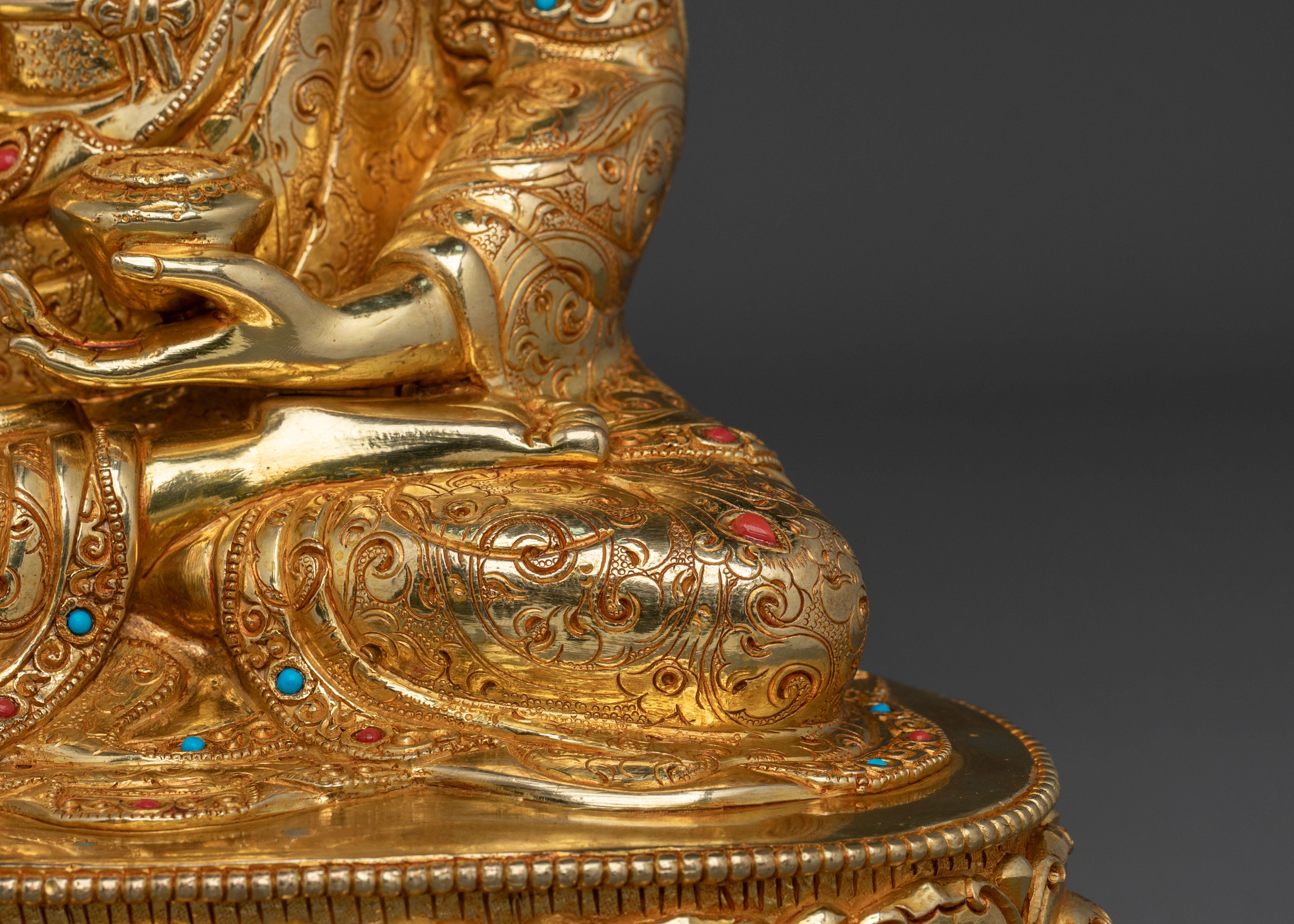 Shakyamuni Buddha Sculpture | Sacred Buddhist Figurine