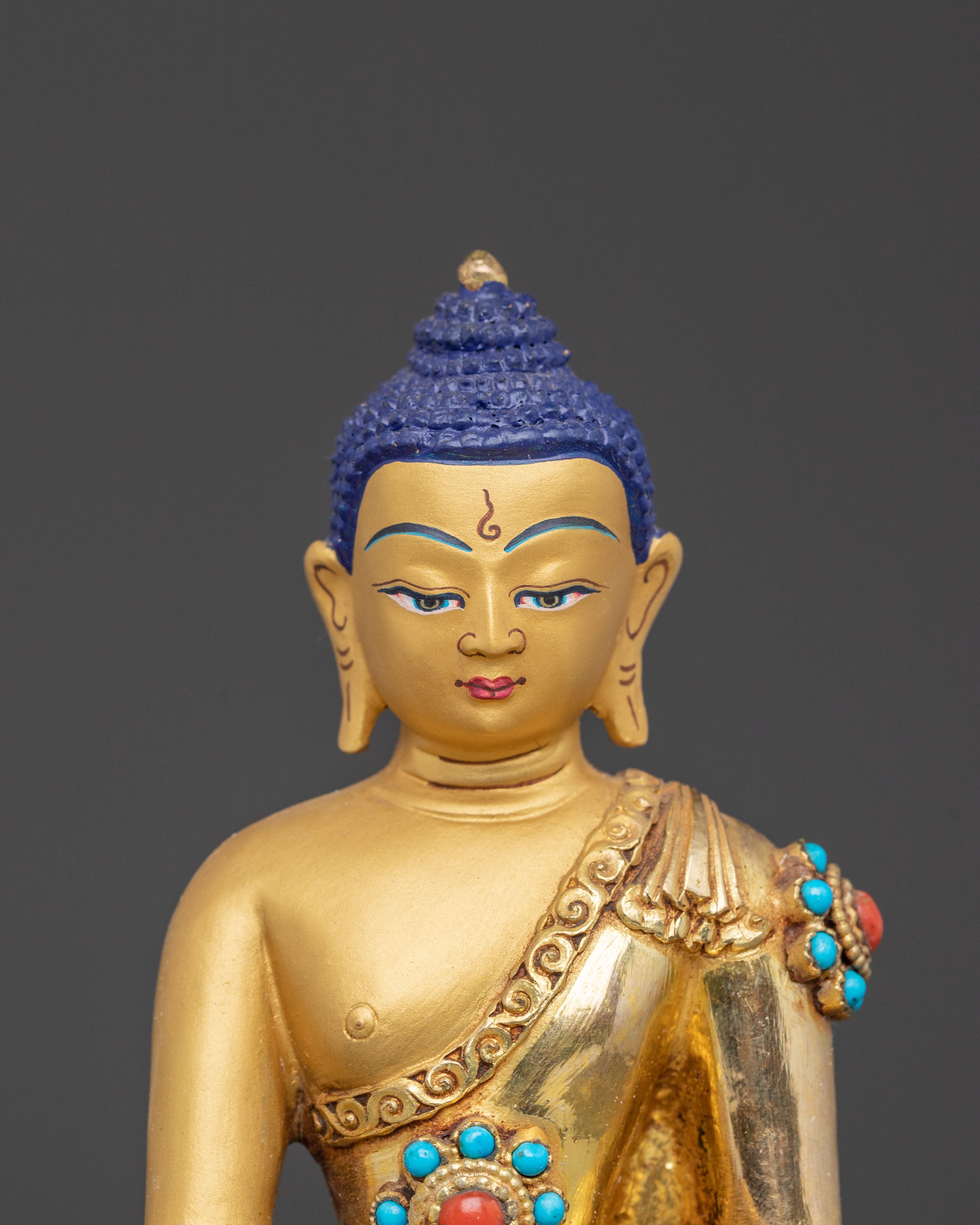 Handmade Shakyamuni Buddha Statue with Knowledge