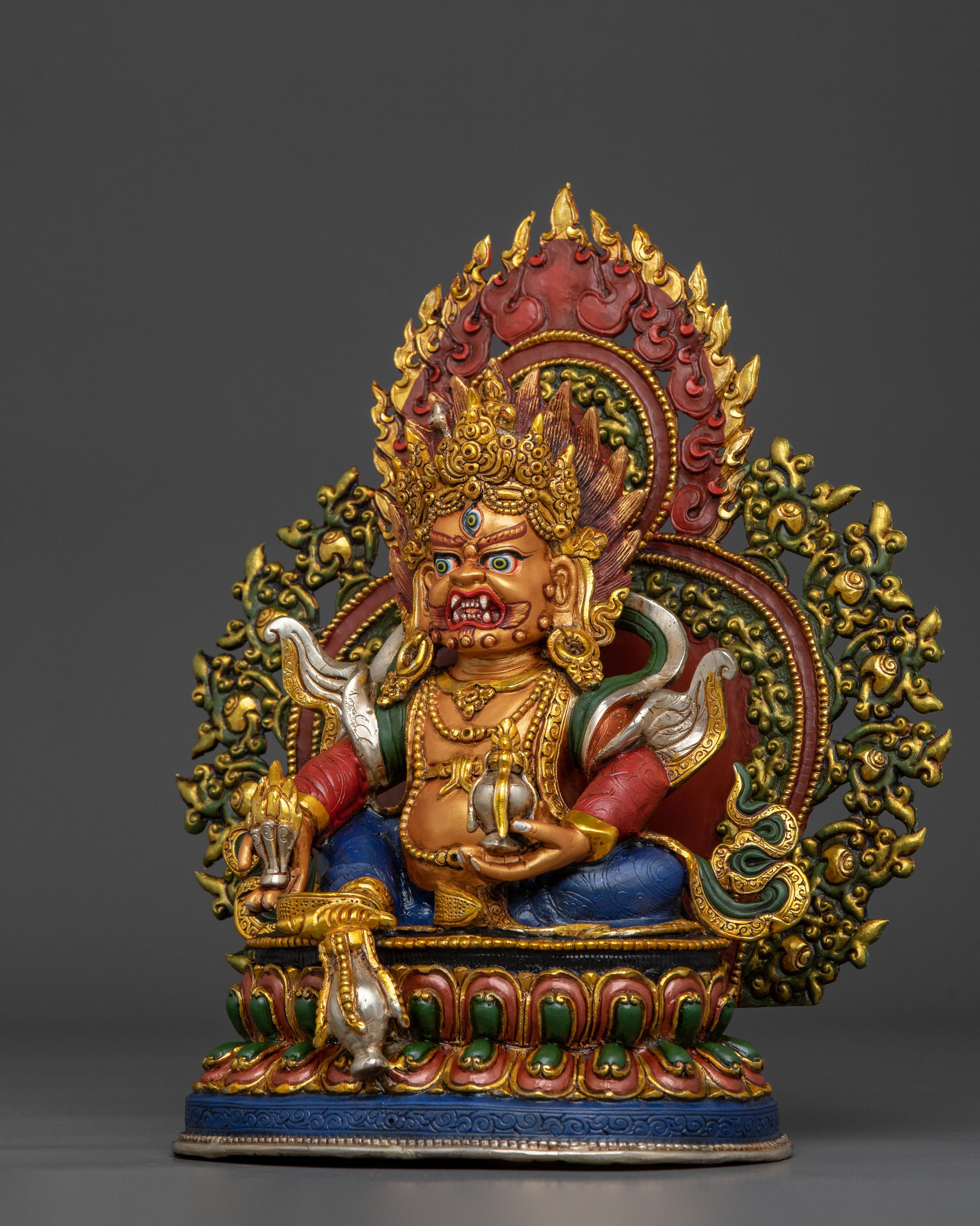 Handmade Shanglon Dorje Dudul Sculpture | Symbol of Protection and Power