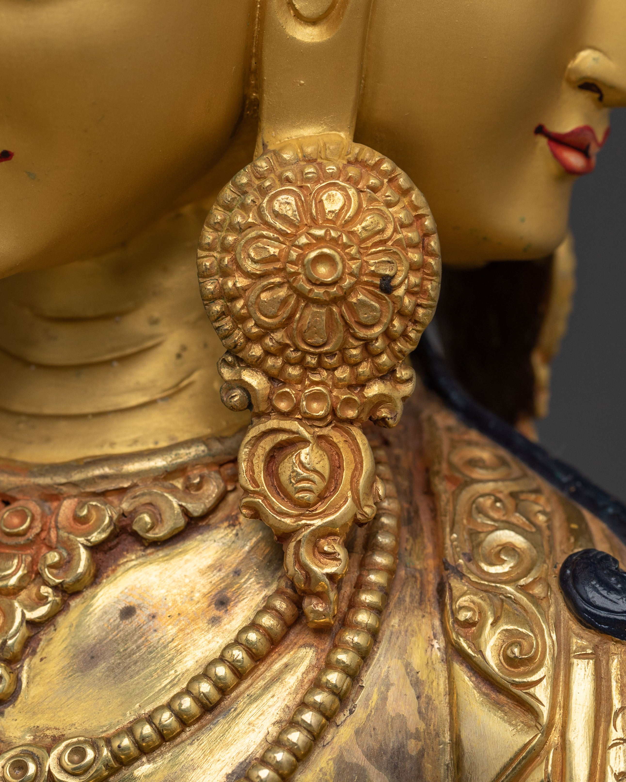 Three-Headed Vairocana Statue | Altar Home Decor