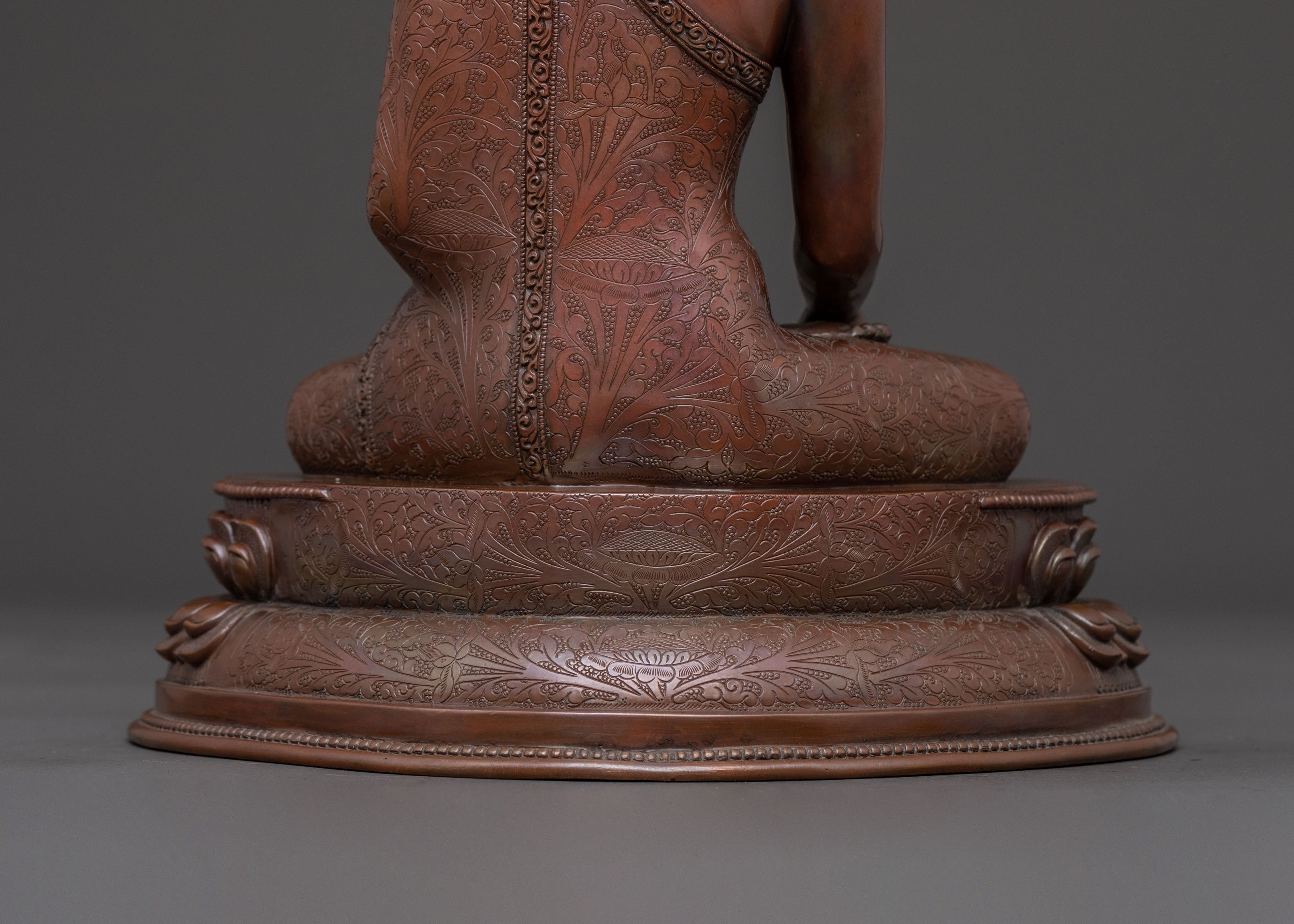 Shakyamuni Buddha Statue with Crown | Blessing Statue