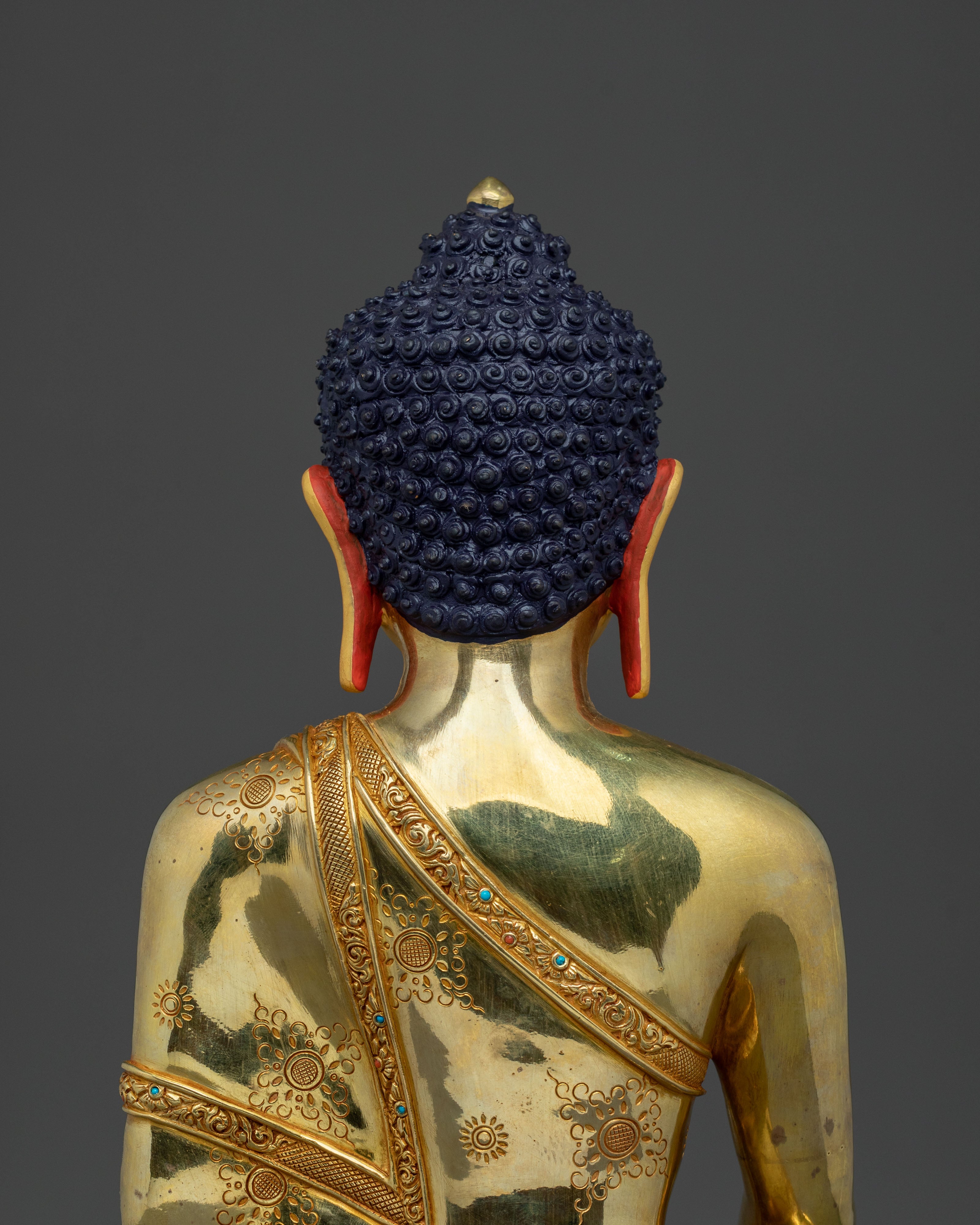 24K Gold Gilded handmade mitrugpa sacred statue
