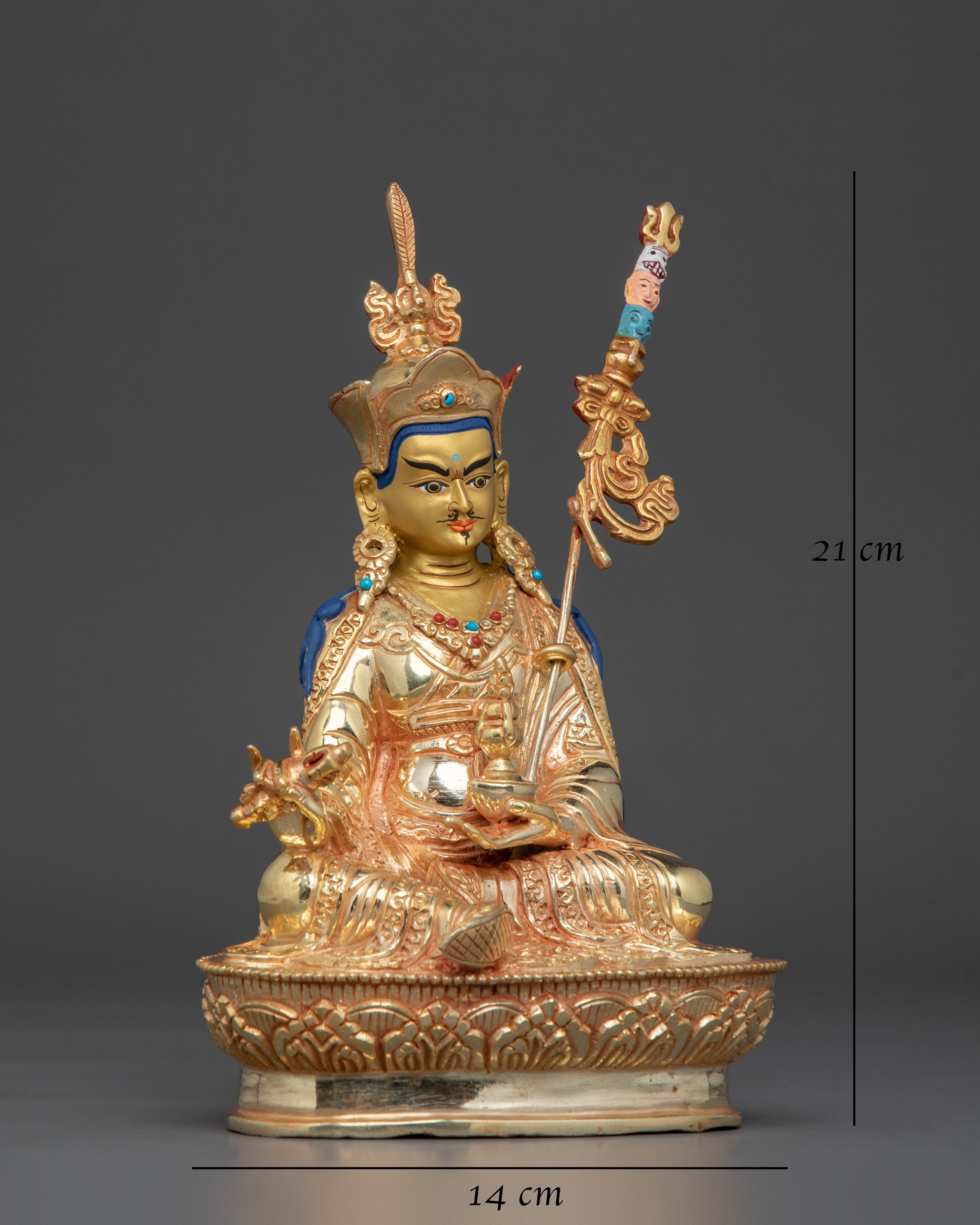 Handcrafted Guru Rinpoche Statue | Buddhist Figurine