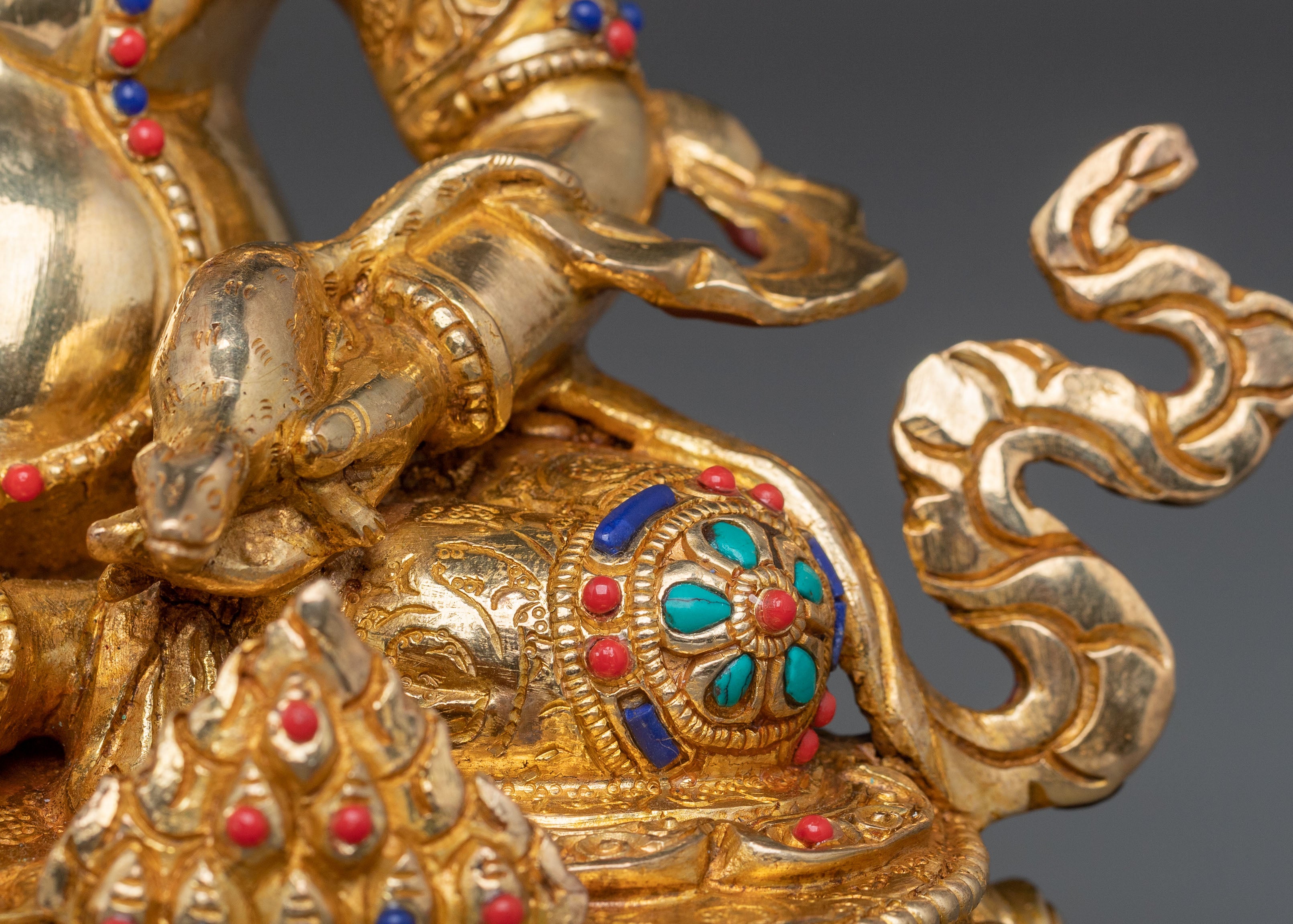 Dzambhala Yellow Wealth Deity Statue