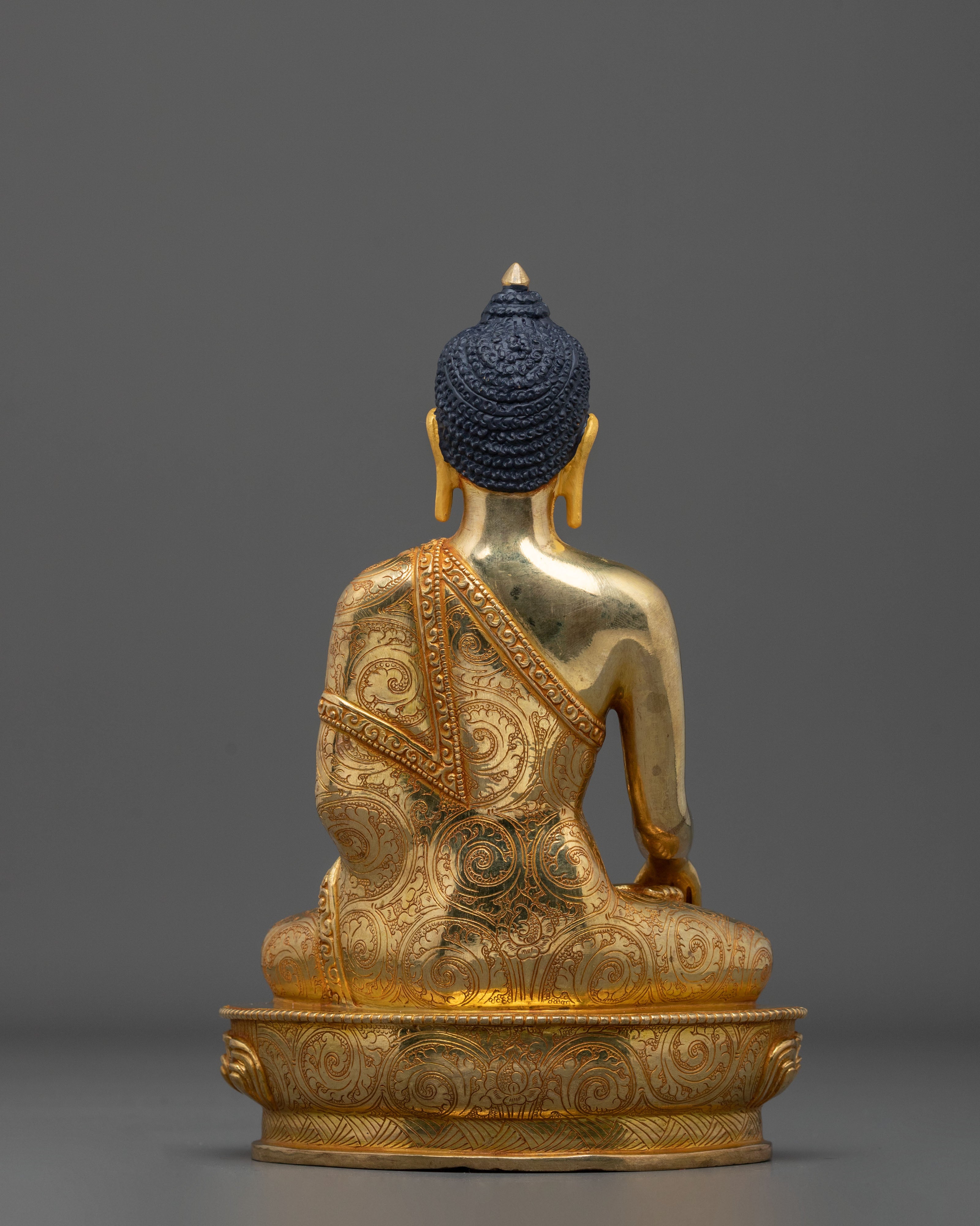 Hand Carved Mitrugpa Sculpture | Serene Divinity in Copper