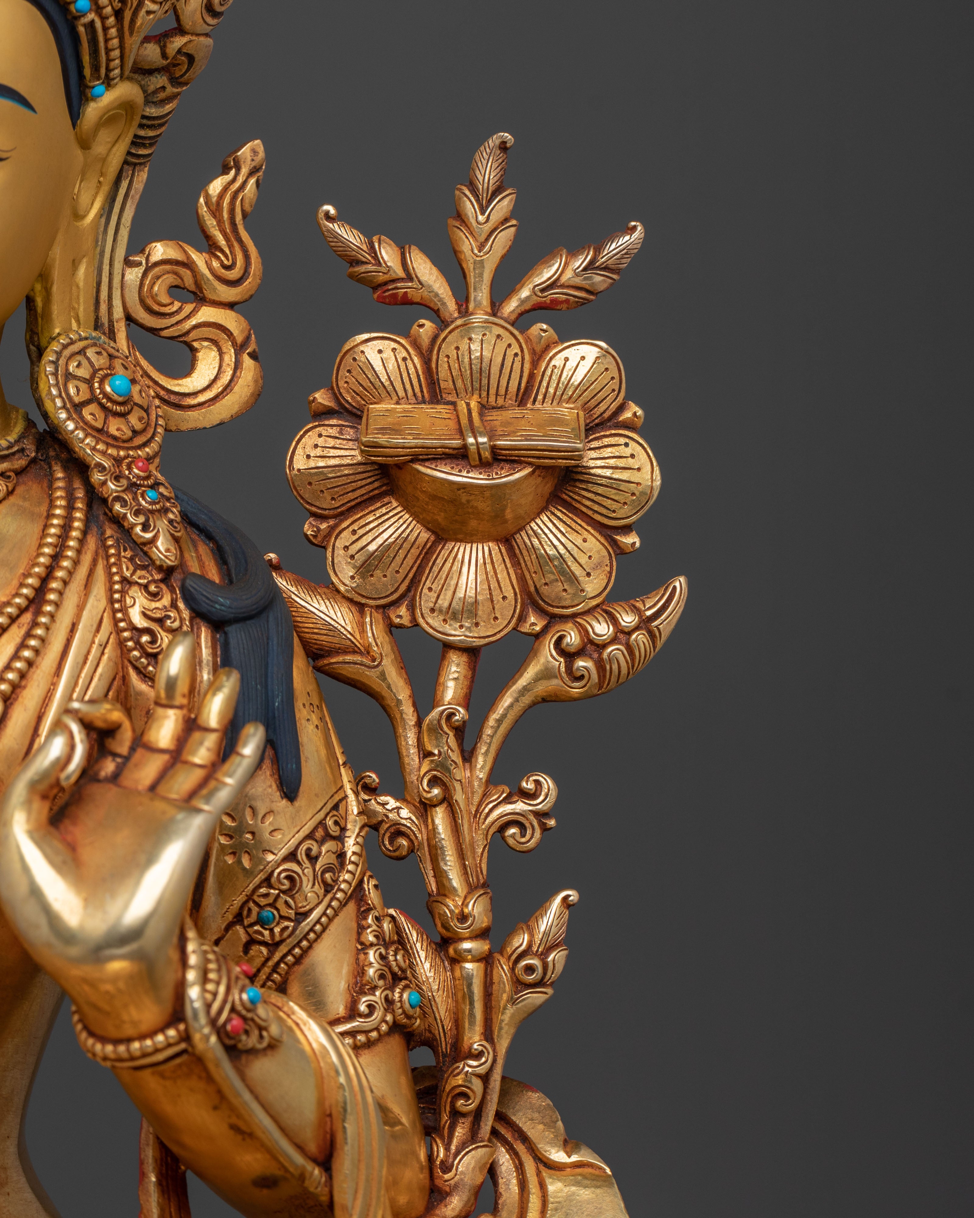 Manjushri Spiritual Statue | Flame of Wisdom