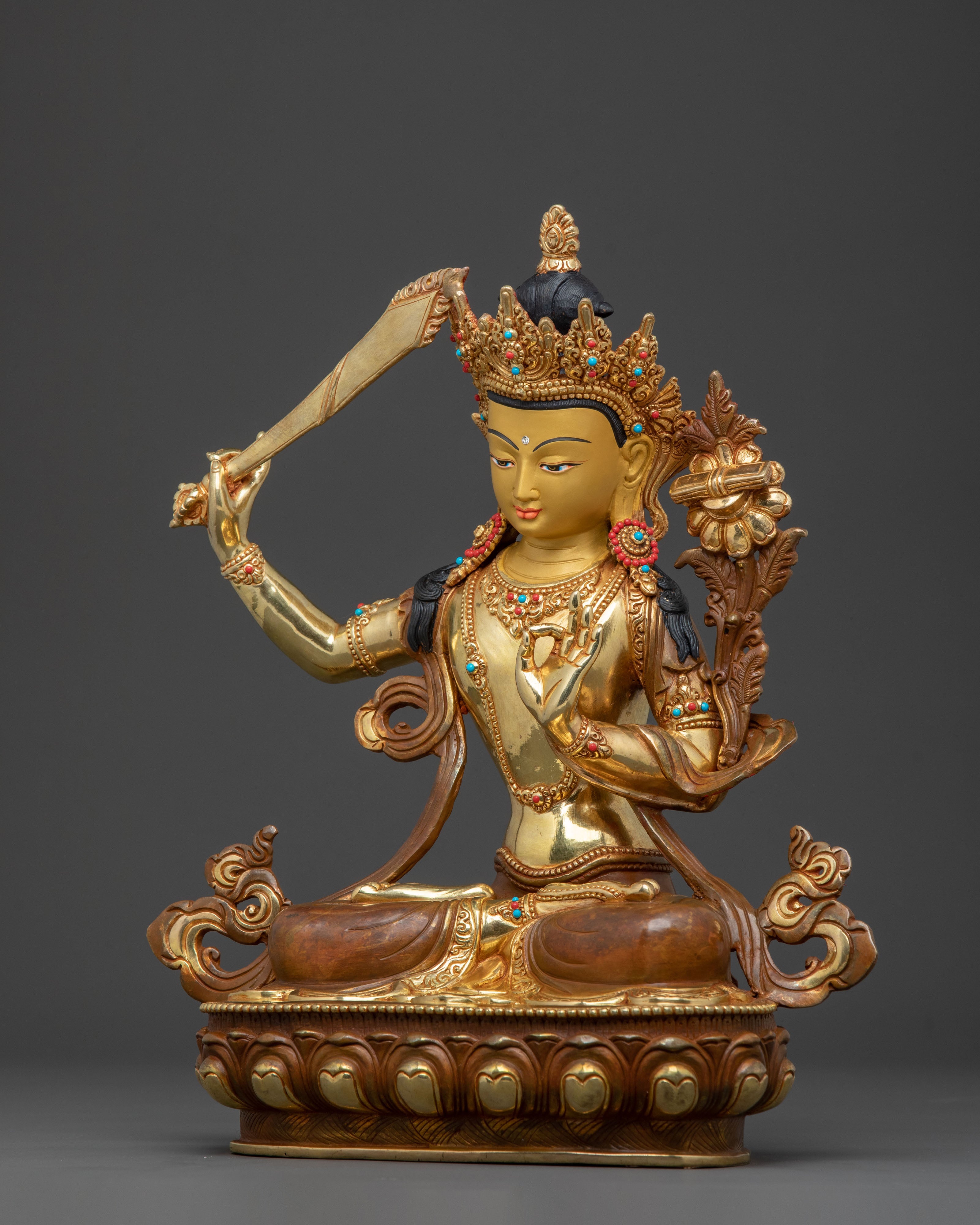 Manjushri Statue | Bodhisattva of Wisdom and Insight