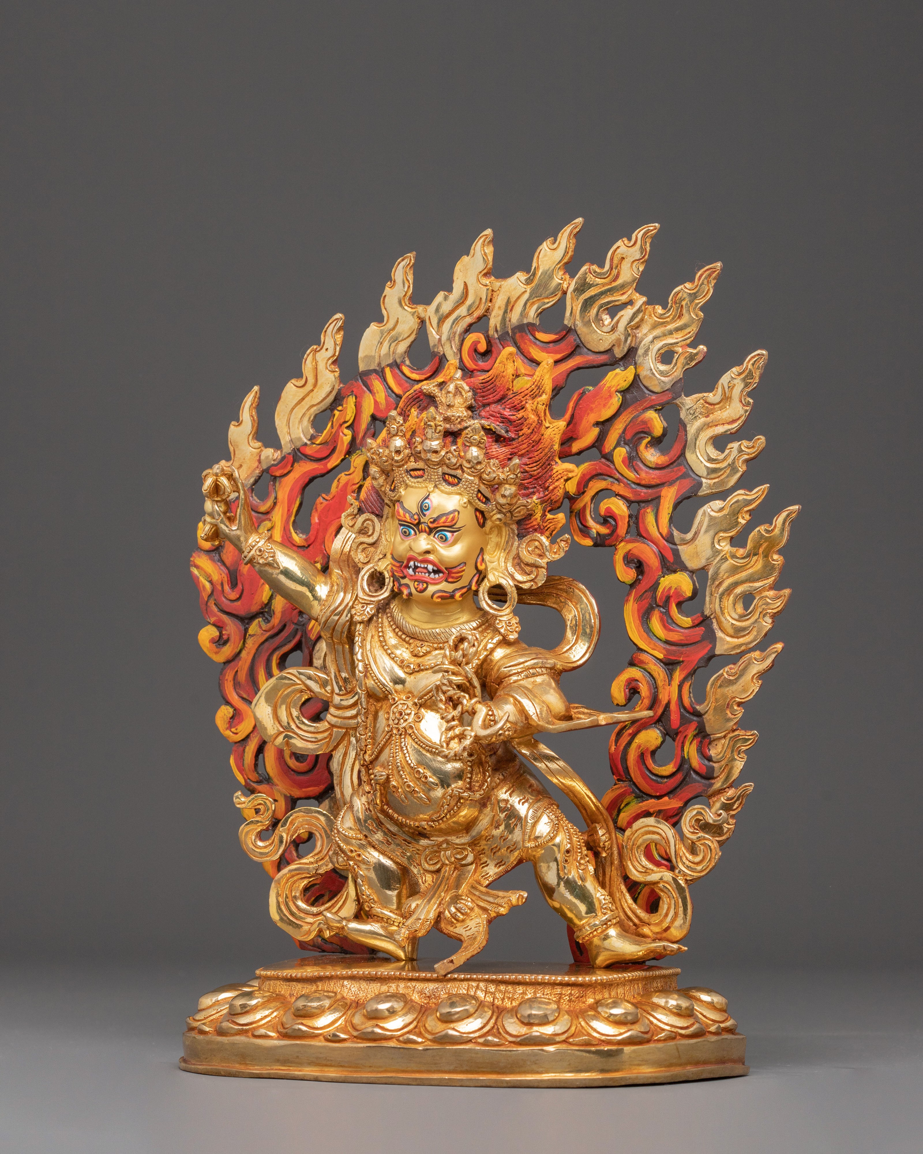 Handmade Vajrapani Statue of Protection | Wrathful Protector of Dharma