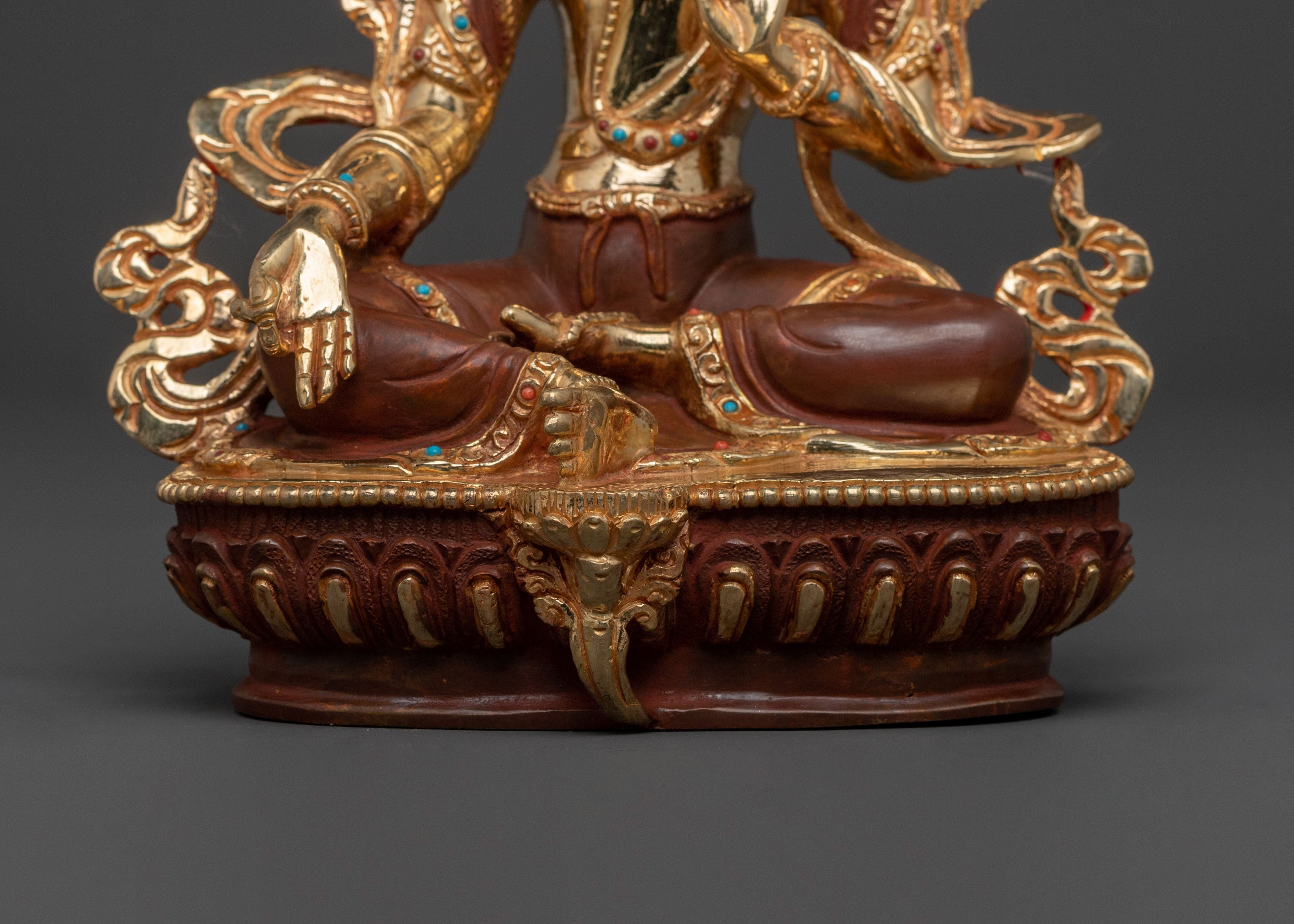 Green Tara Golden Figure | Healing Power