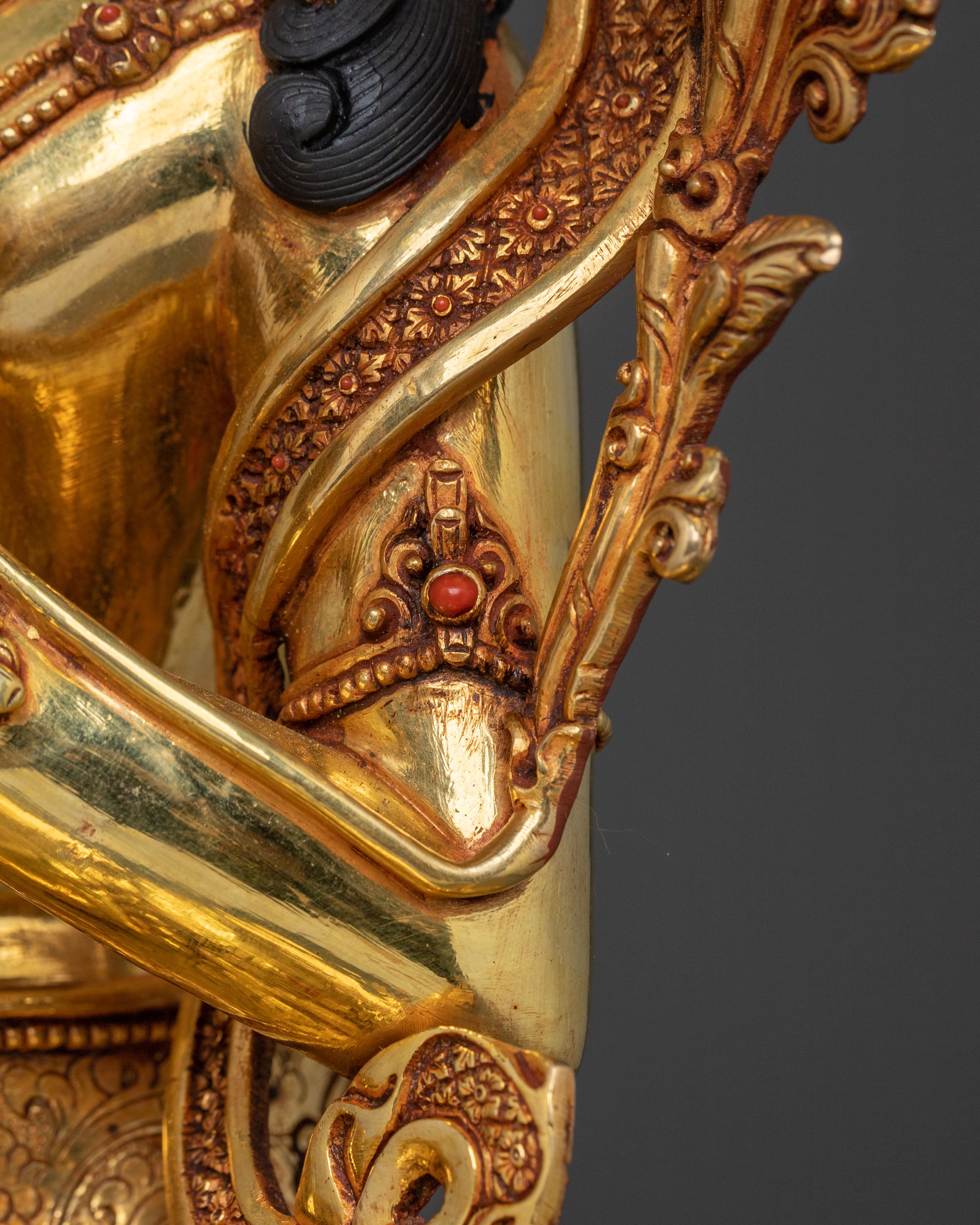 Spiritual Manjushri Statue | Buddhist Altar Sculpture