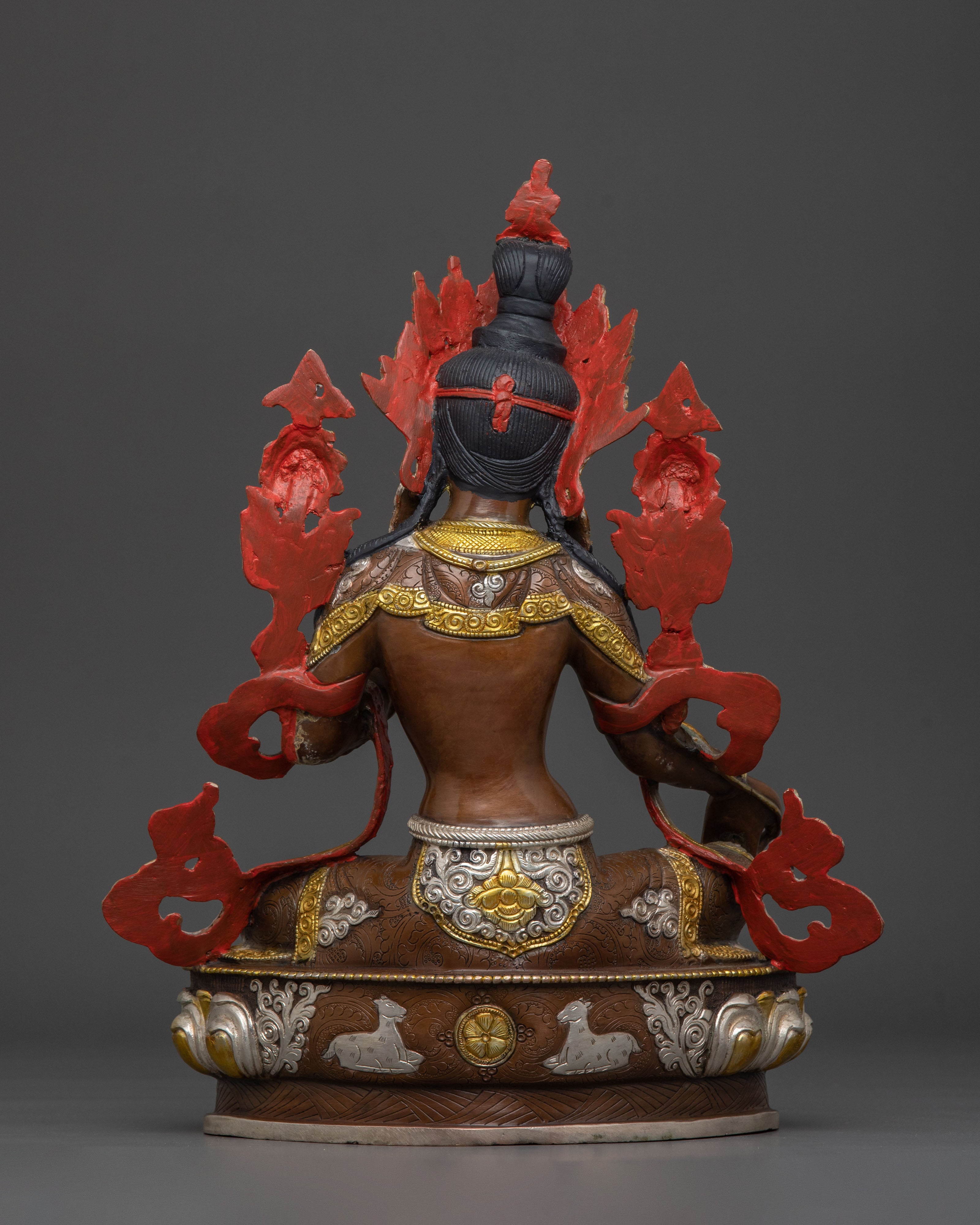 Green Tara Buddhist Guardian Statue | Sacred Protector and Guide to Liberation