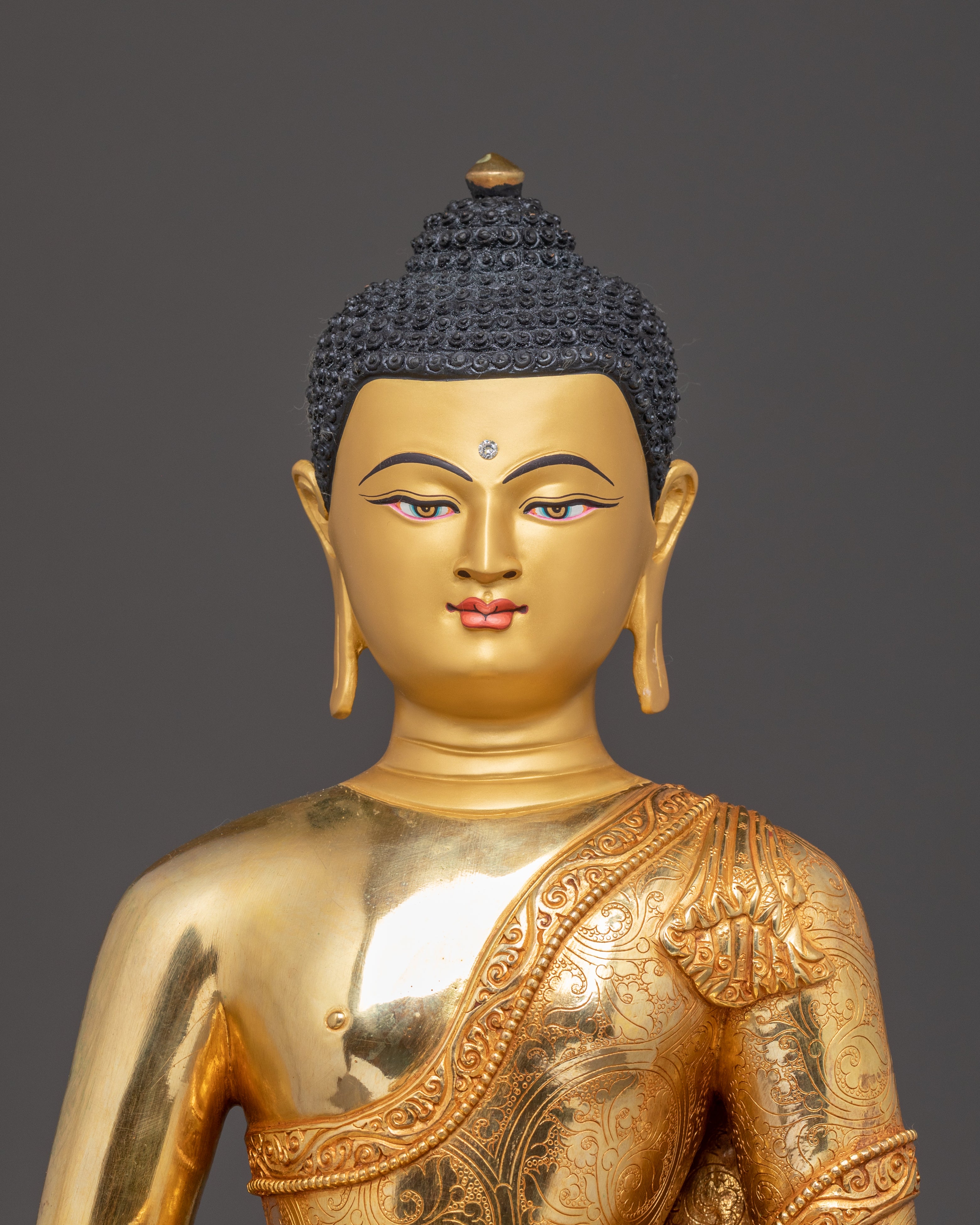 Peaceful Handmade Sculpture of Buddha Amitabha | Buddha of Infinite Light