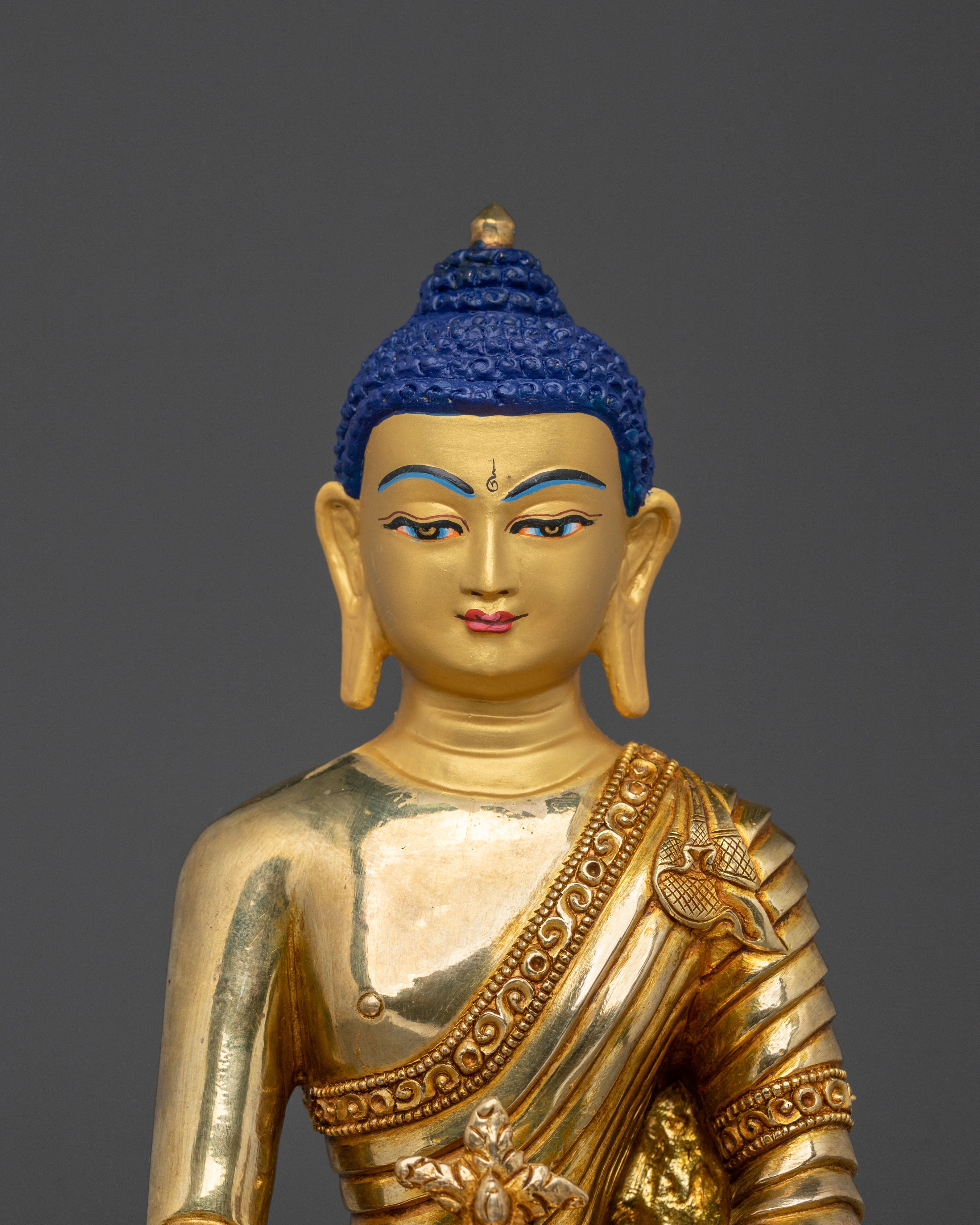 Tibetan Statue of Medicine Buddha | Buddha of Healing & Compassion