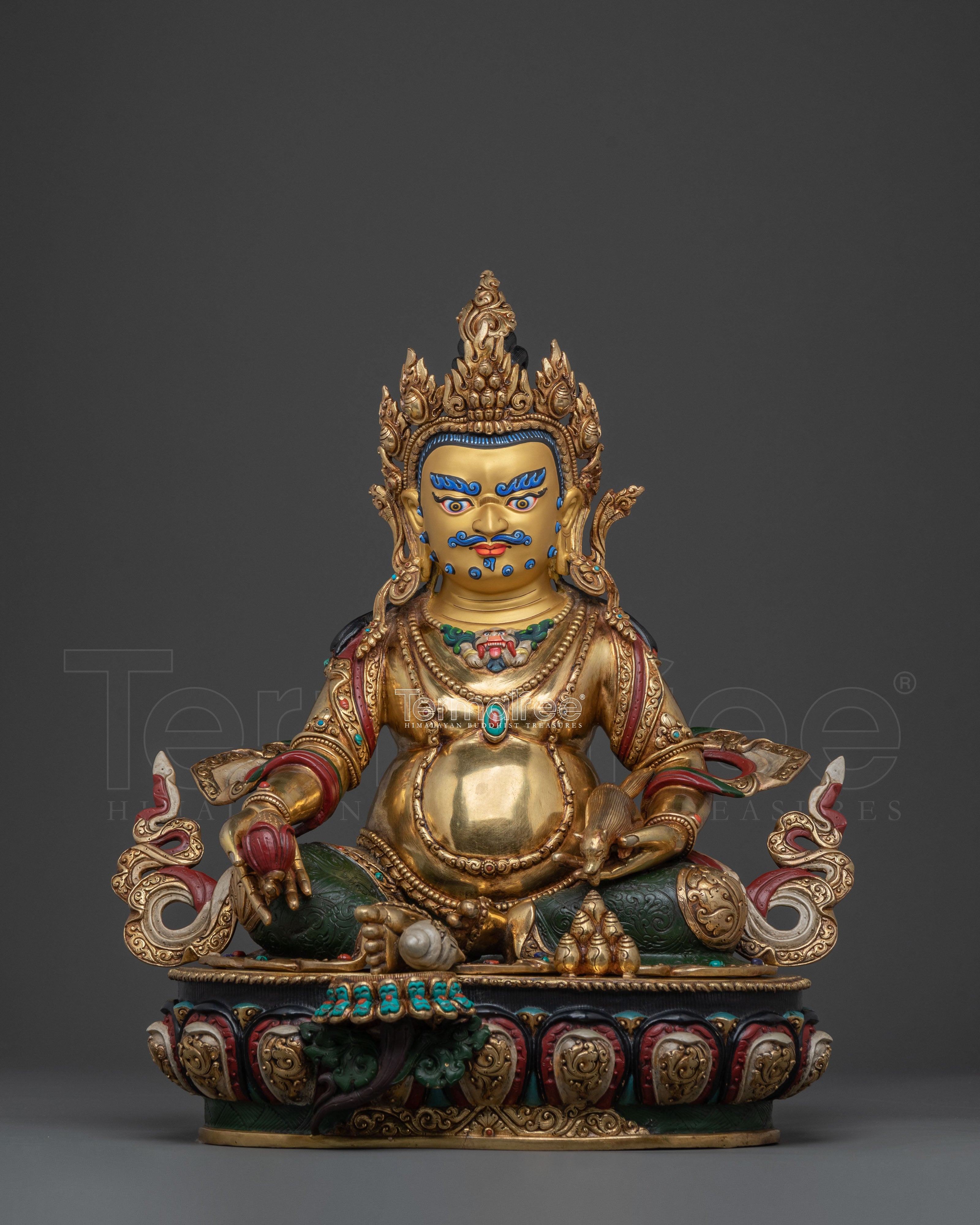 Dzambhala Statue: Buddhist Deity of Prosperity